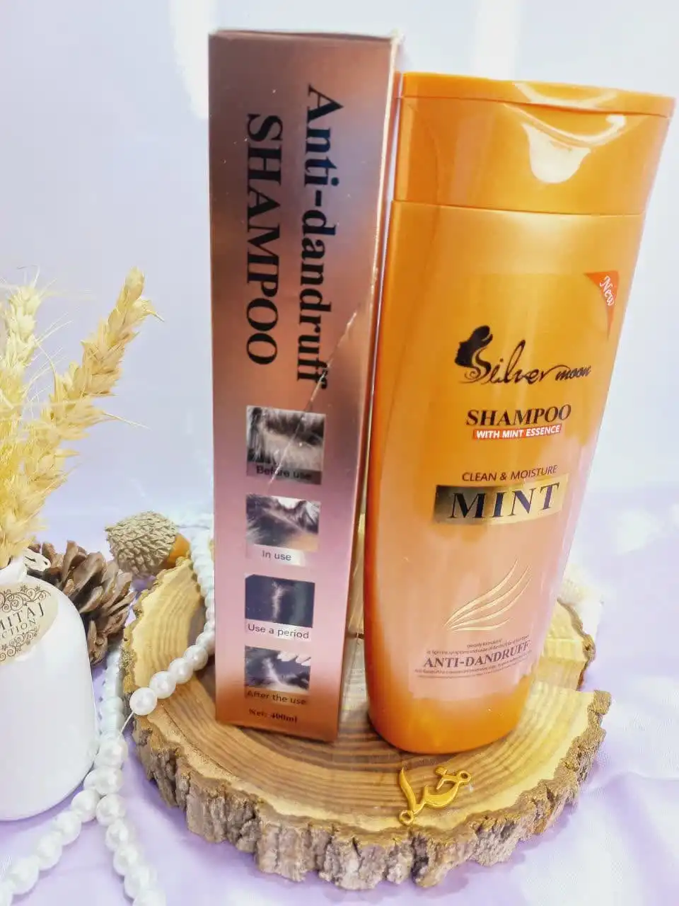 شامپو ضد شوره نعنا برند سیلور مون Silver Moon Anti-Dandruff کد SL4041