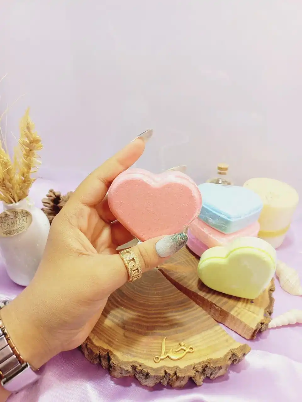 کوکتل و پدیکور طرح قلب ساده 80 گرمی با کیفیت با جوشش عالی