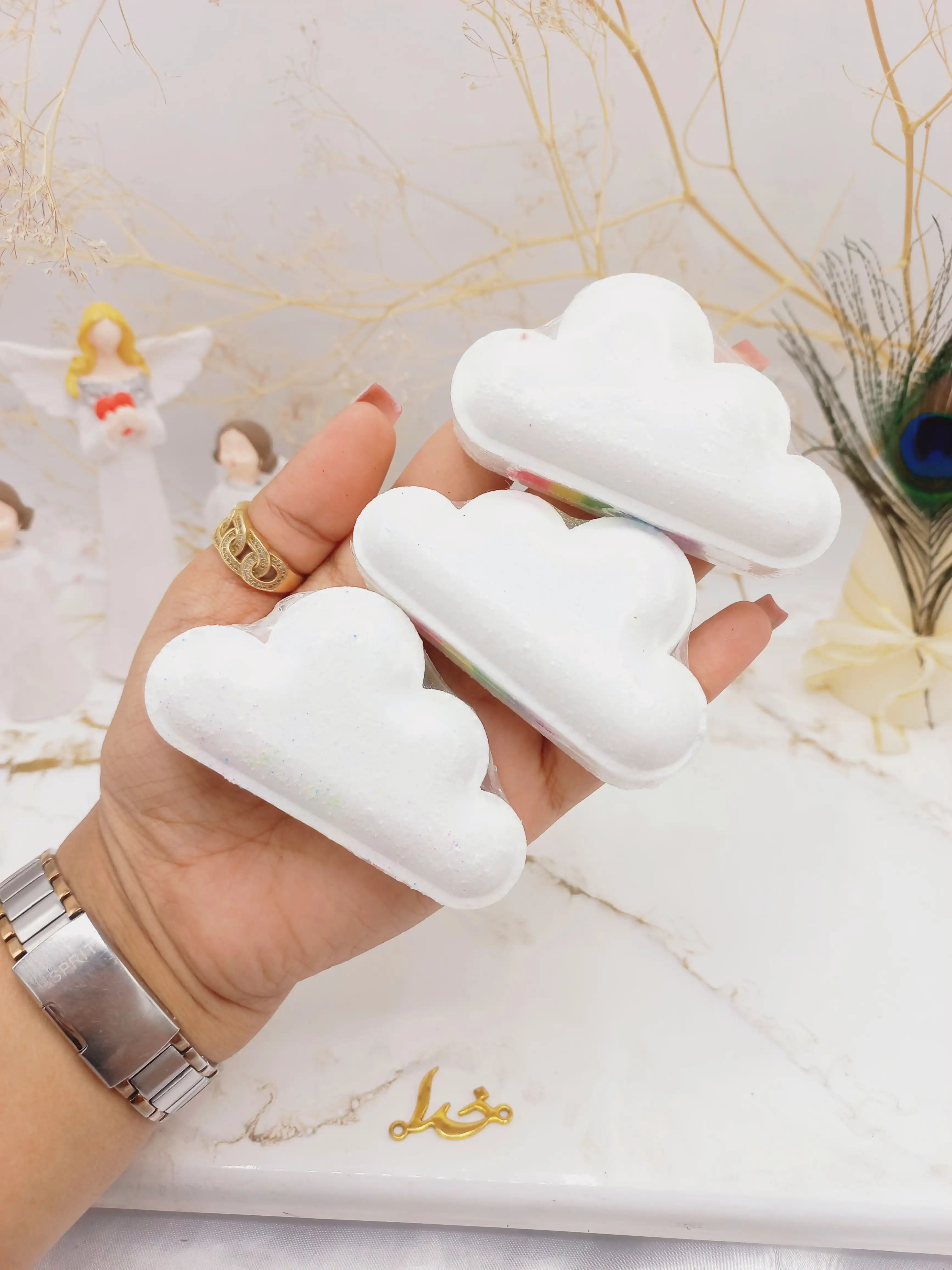 کوکتل طرح ابر رنگین کمان 60 گرم فوق العاده با کیفیت با جوشش بالا