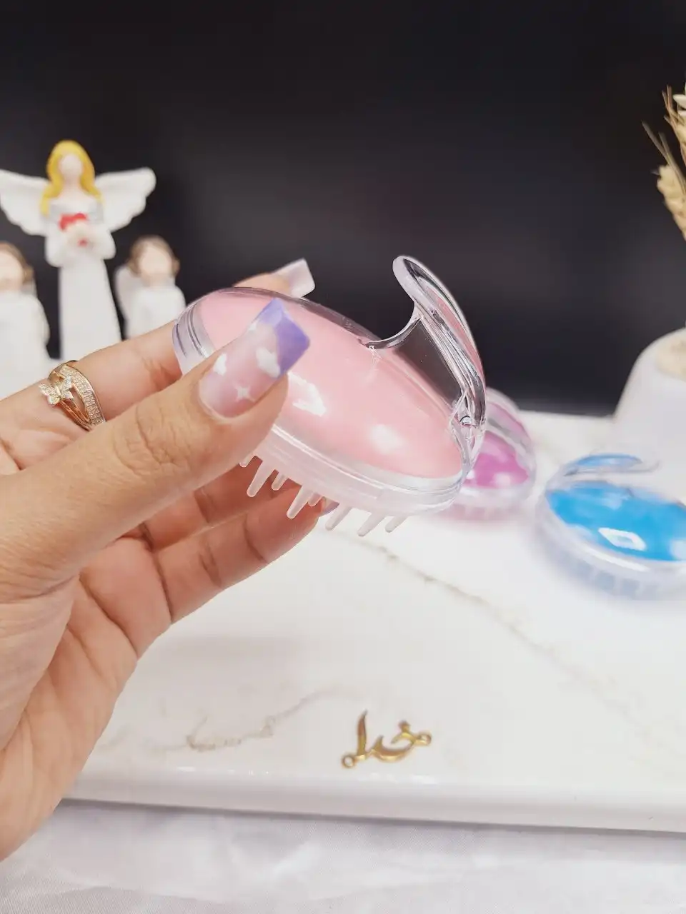 برس ماساژور و سر شور سیلیکونی