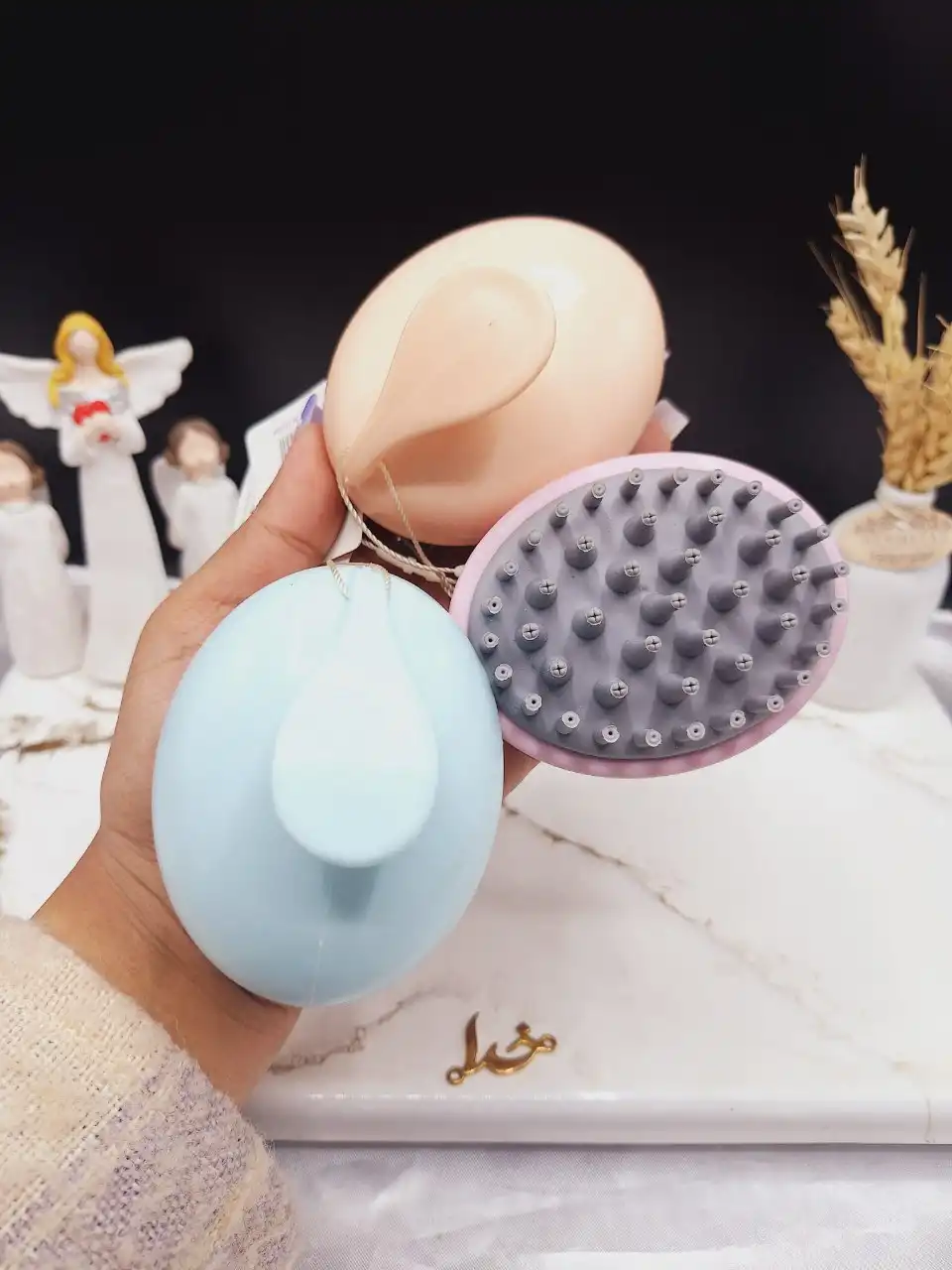 برس ماساژور و سرشور سیلیکونی ضد ریزش و موخوره