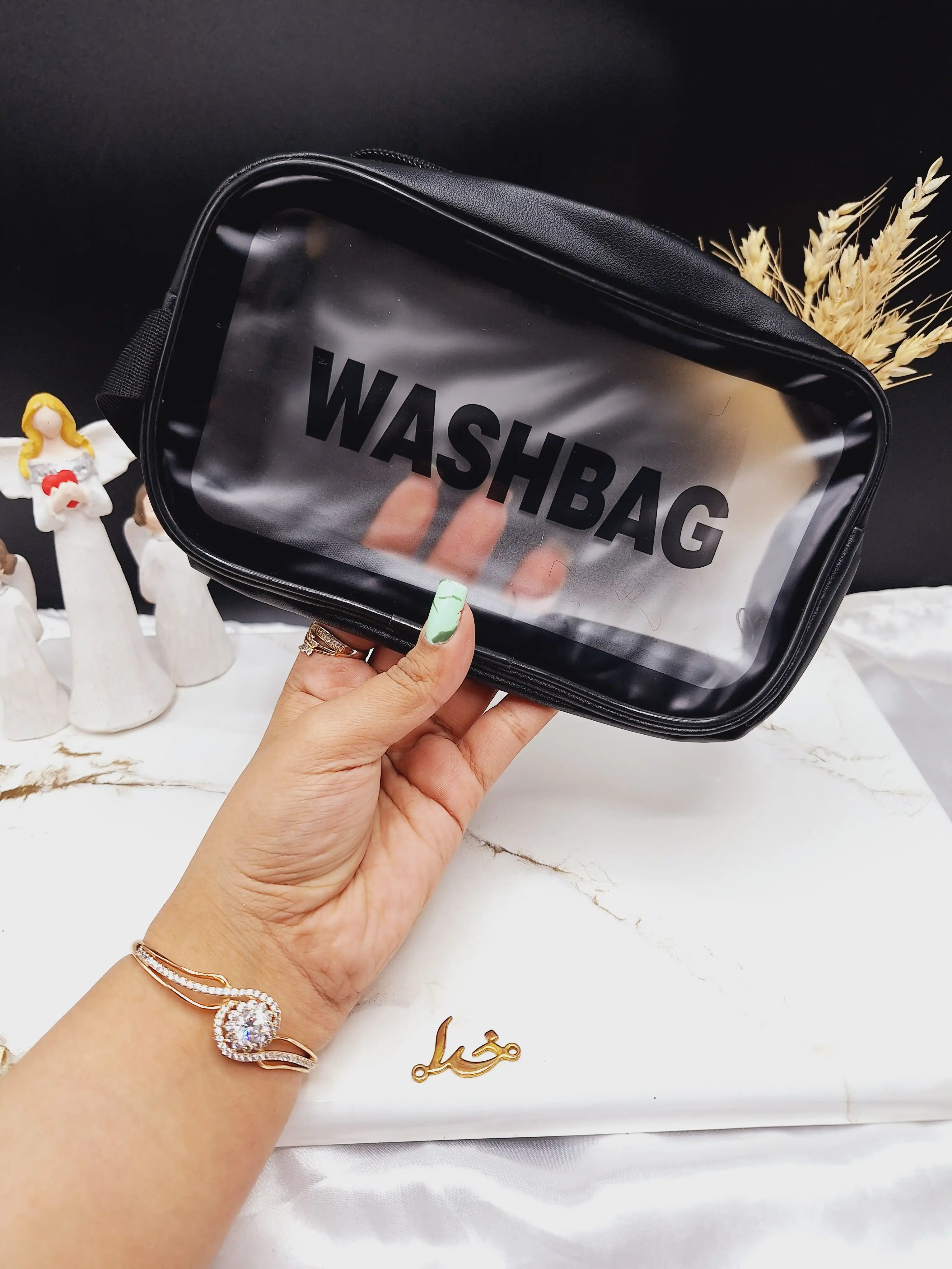 کیف لوازم آرایش کوچک WASHBAC سایز 10*20
