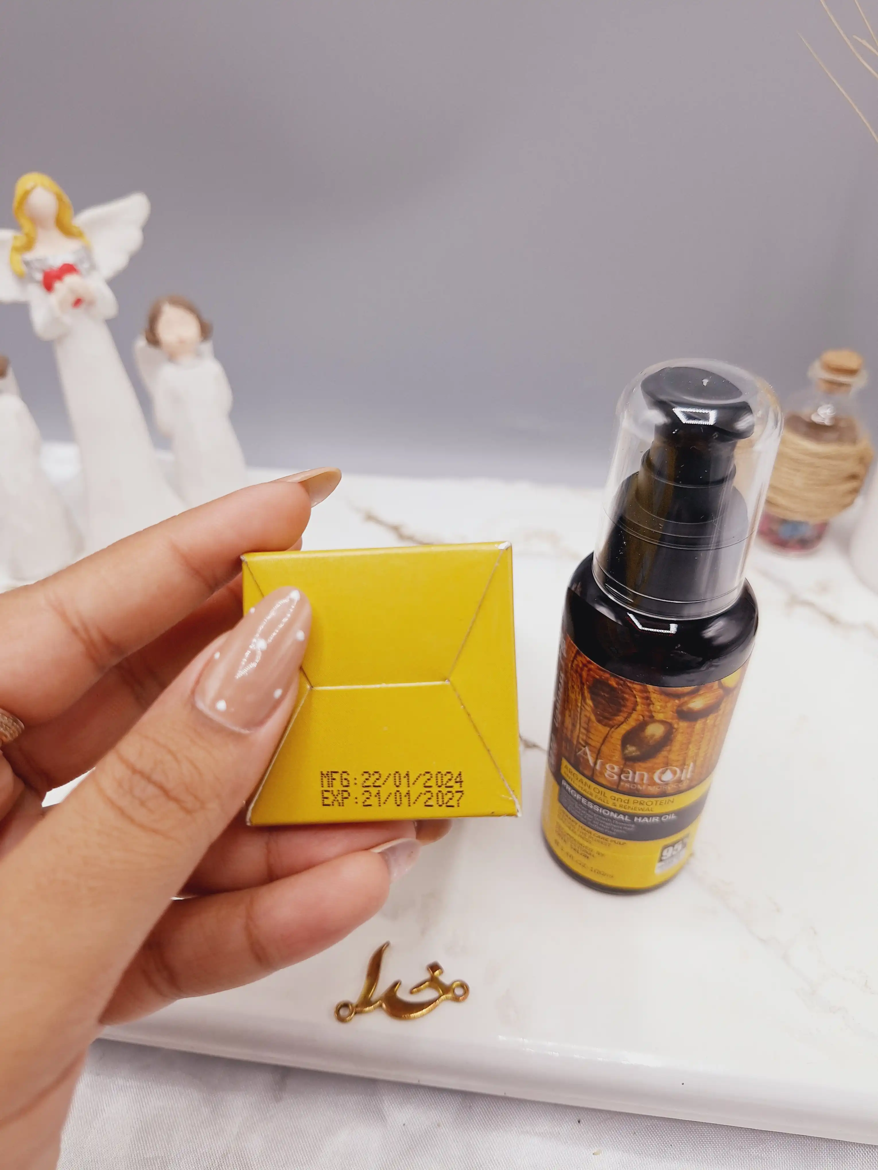 روغن مو آرگان تغذیه کننده مراکشی ساخت اسلواکی لایتنس 100میل کد 8672