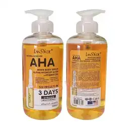 سرم سفید کننده و روشن کننده تخصصی بدن AHA لنسیاد 500 میل