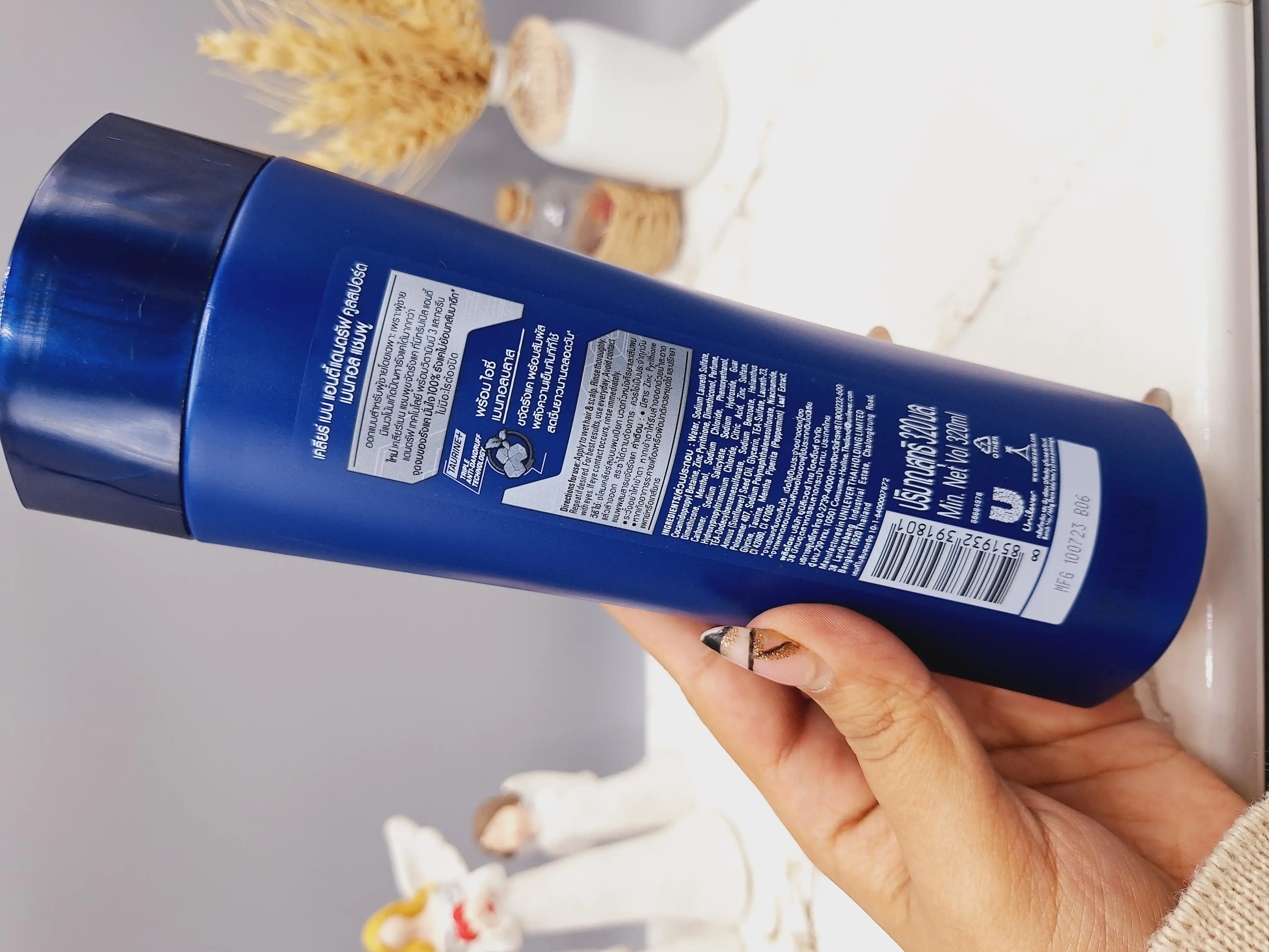 شامپو ضد شوره و خنک کننده کلیر مردانه تایلندی اصل مدل COOL SPORT MENTHOL کد 1801