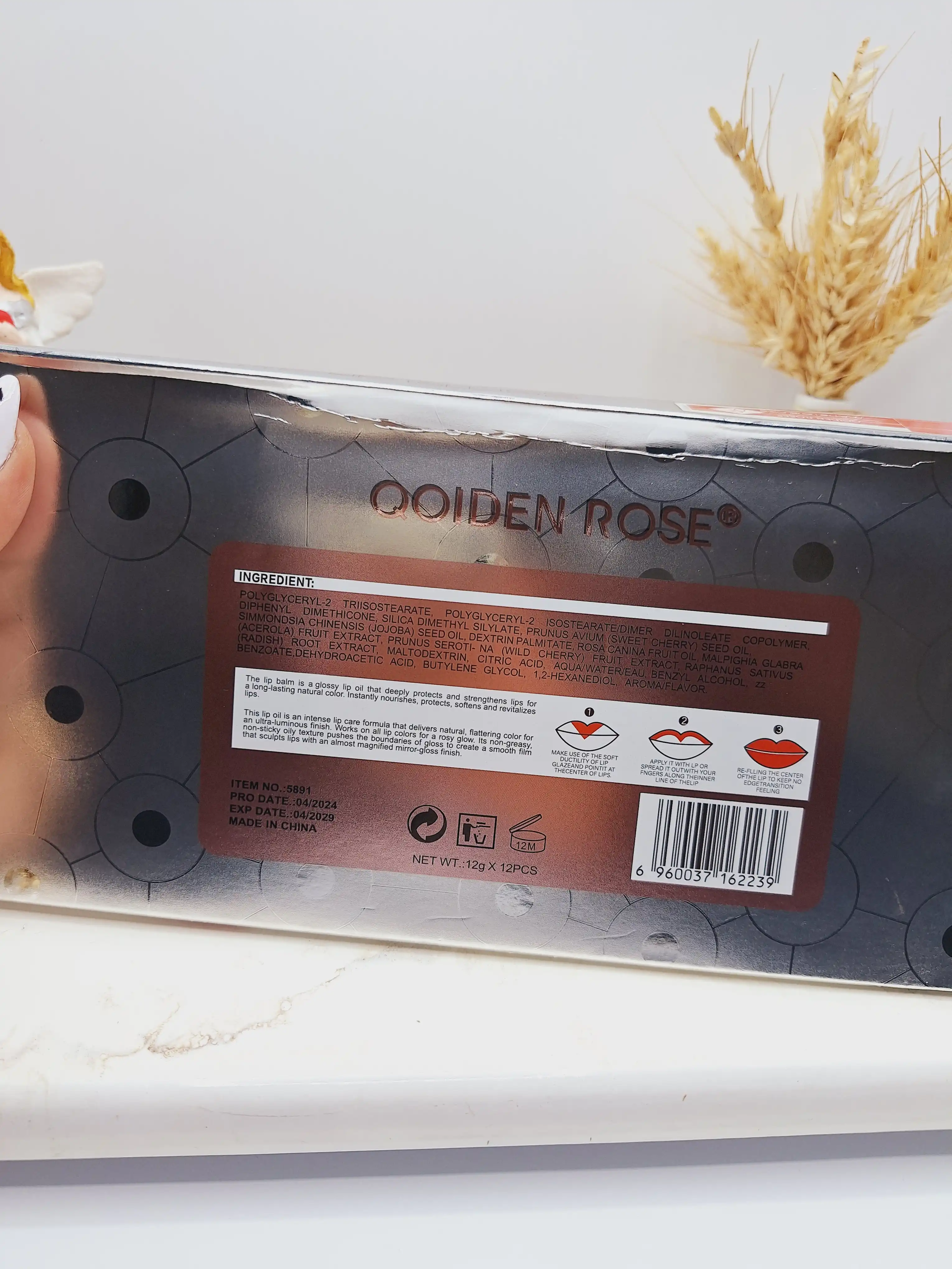 پک 10 تایی رژ مایع خوش رنگ و مات برند کویدن رز کد 2239