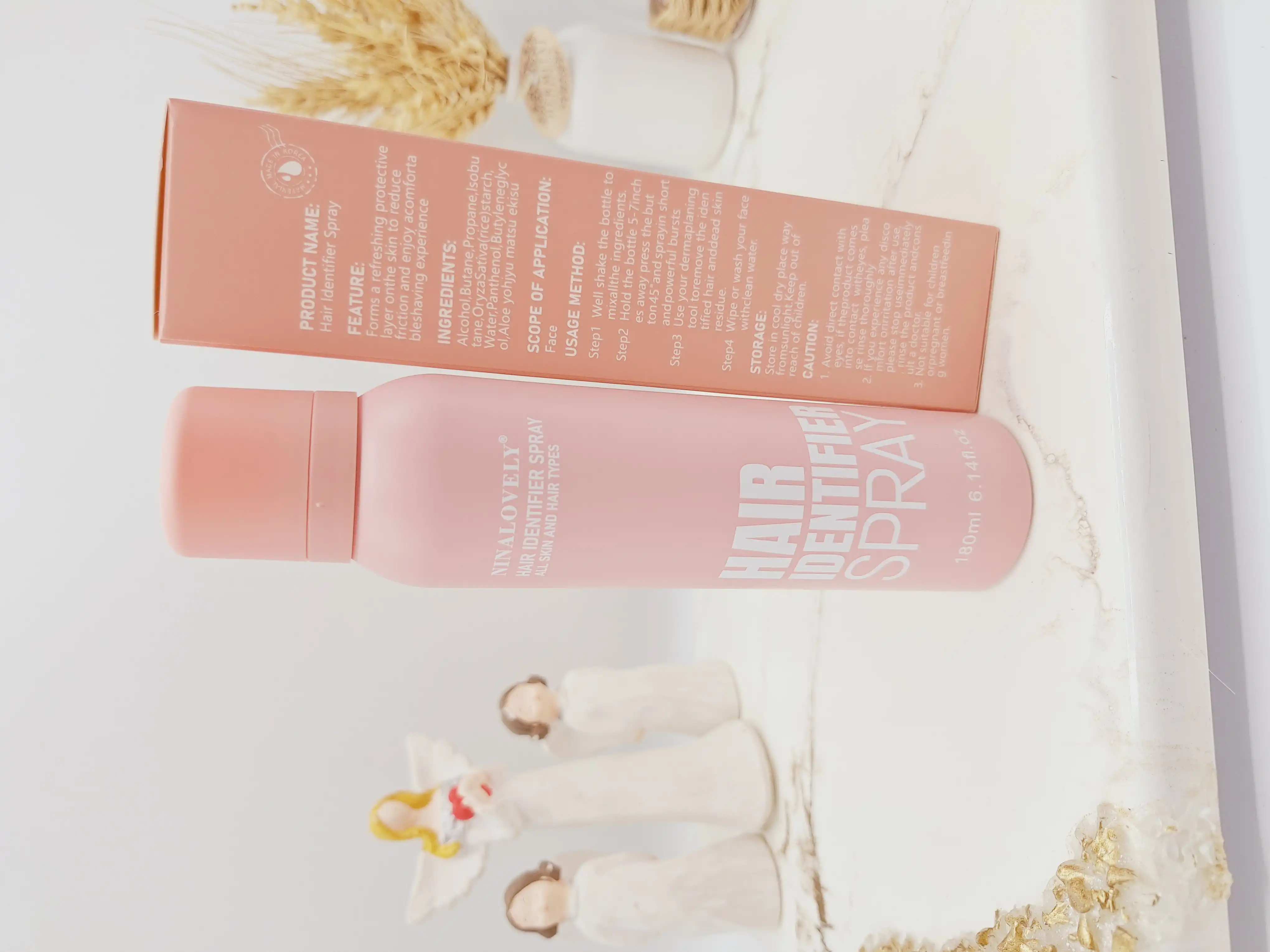 اسپری از بین برنده موی صورت همراه با ۴ عدد تیغ اصلاح صورت کدNo.HS-511