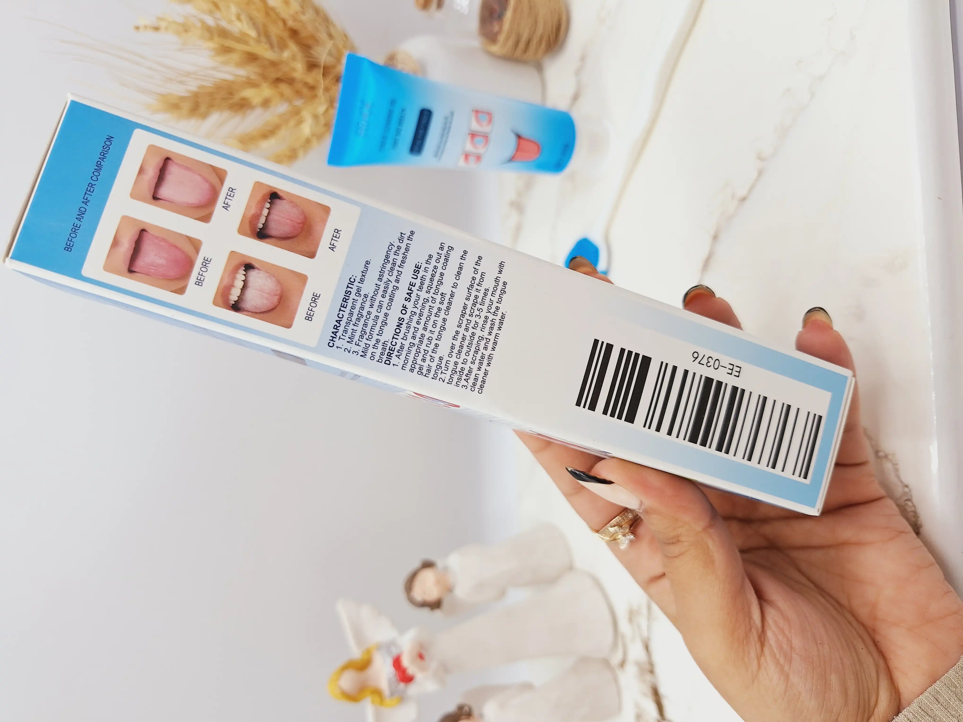 مسواک تمیز کننده زبان و خوشبو کننده دهان ایلهو کد 0376