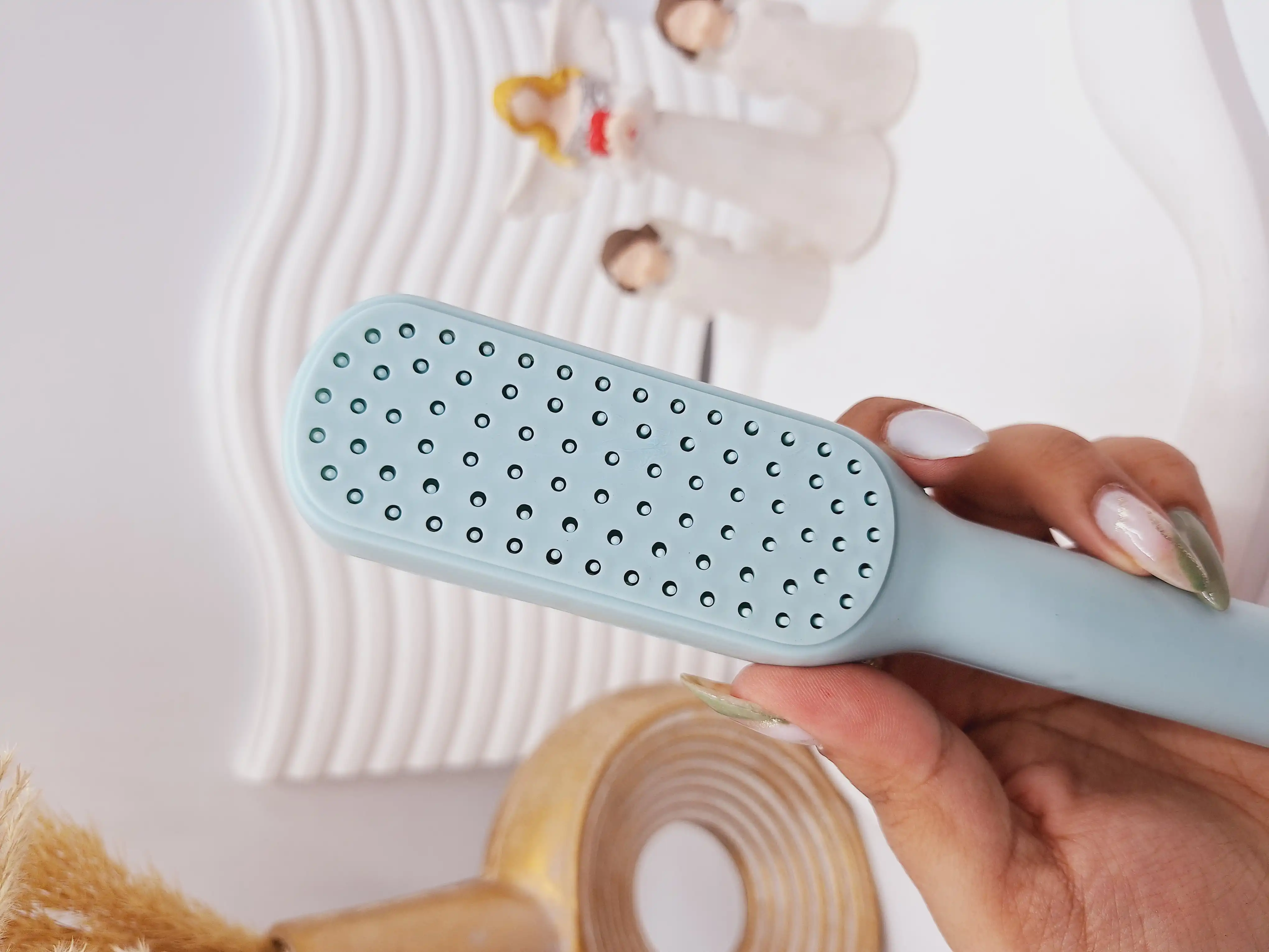 برس مو جادویی ترند آنتی باکتریال مدل اهرم دار