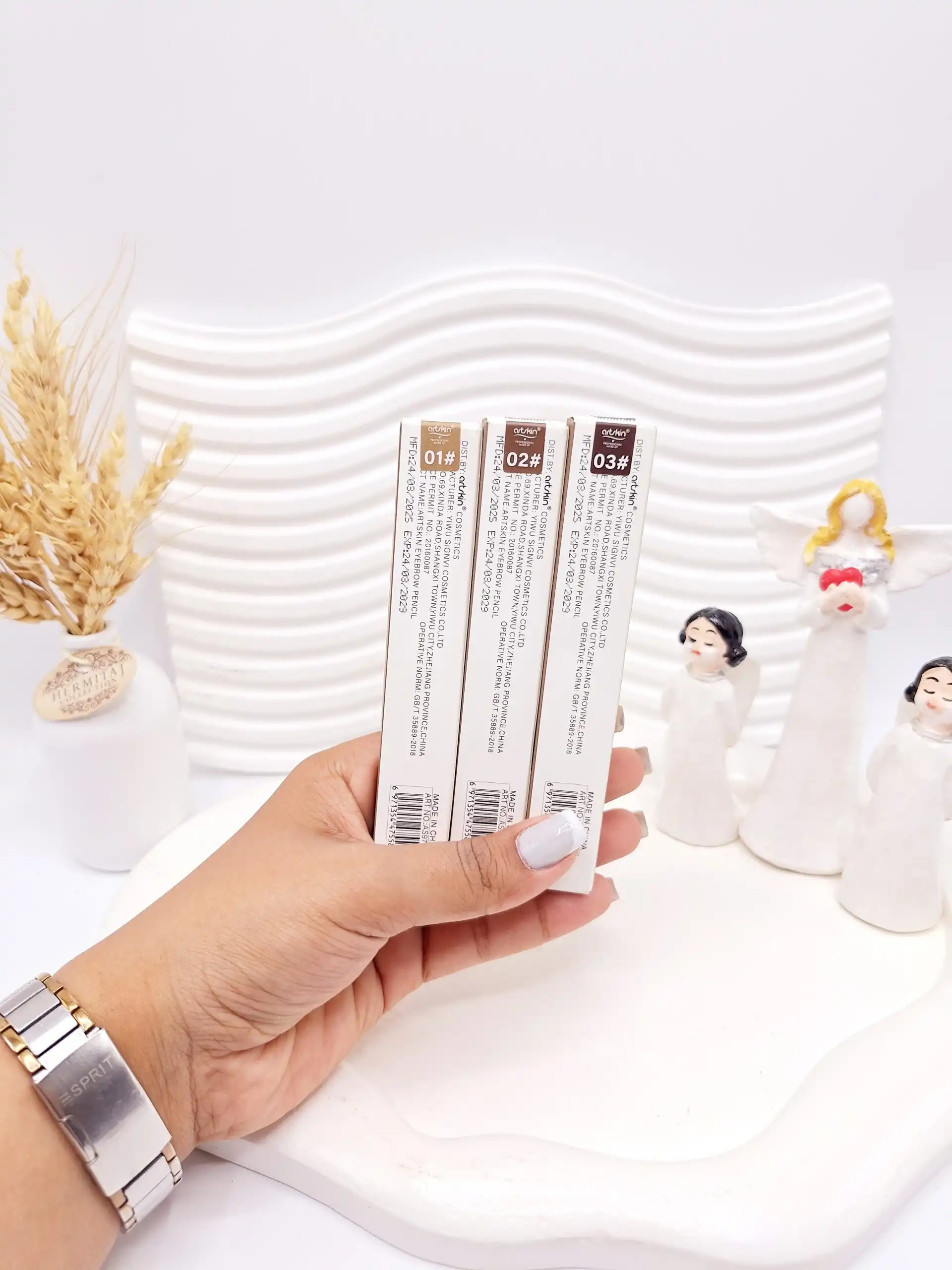 هاشور ابرو 4 خطه ضد آب و ضد حساسیت آرت اسکین کد 979013