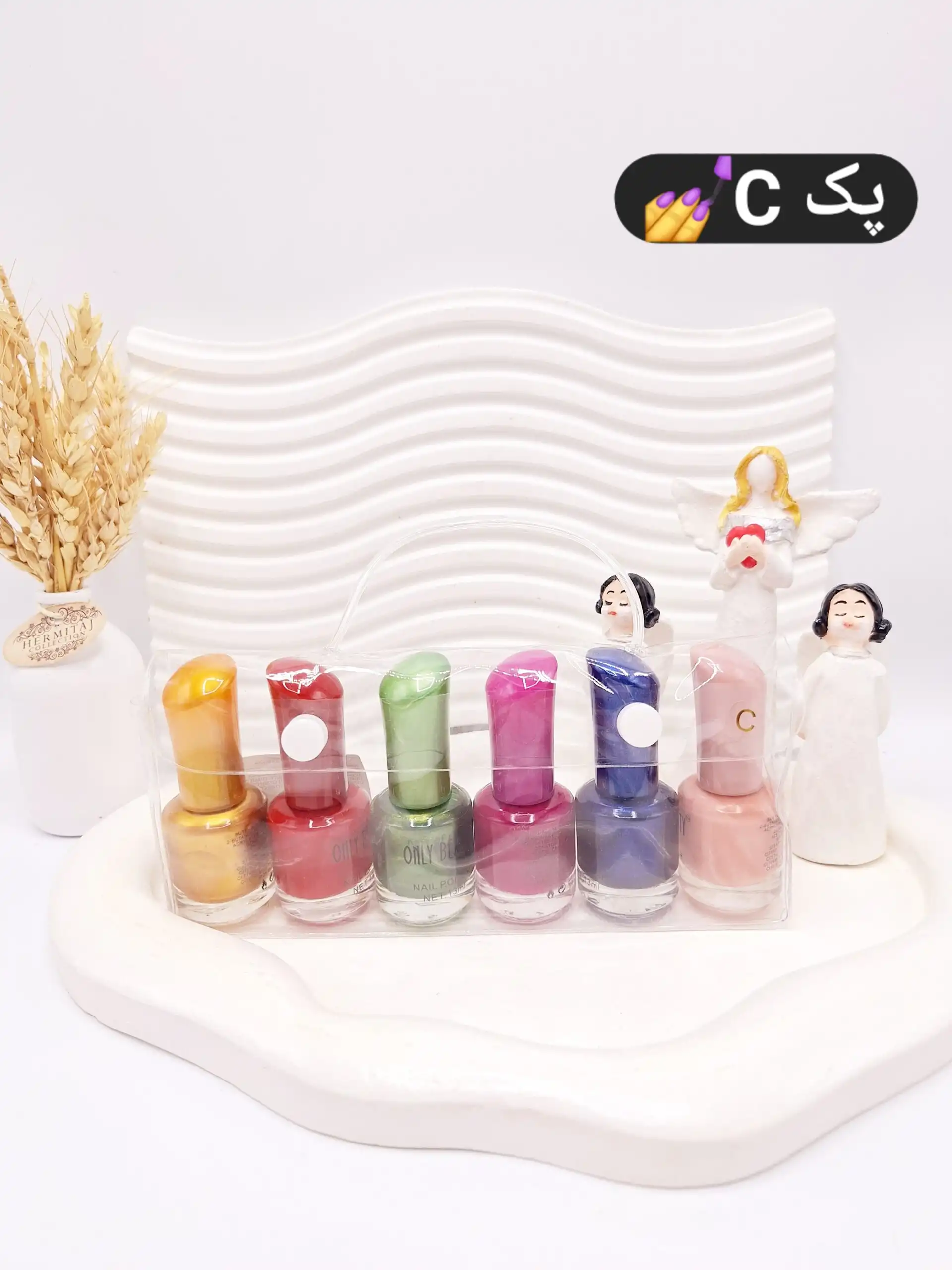 پک 6 تایی لاک ناخن کیفی کد 1166