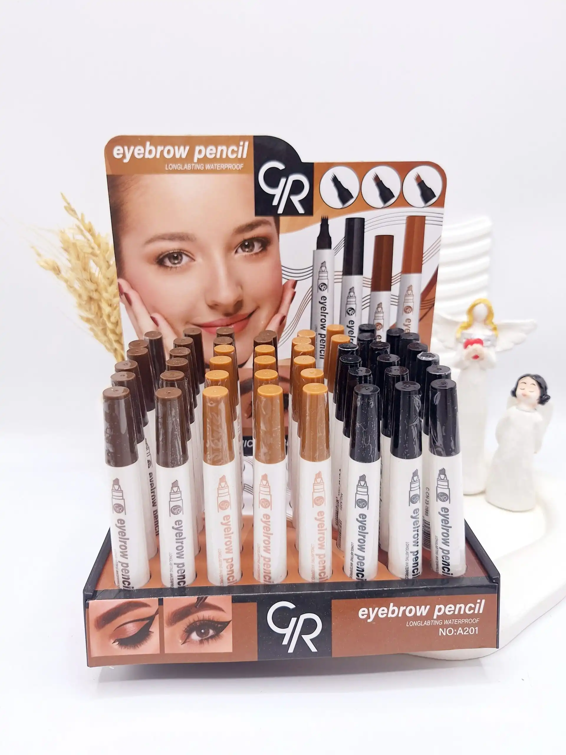 هاشور ابرو گلدن رز ضد آب کد A201