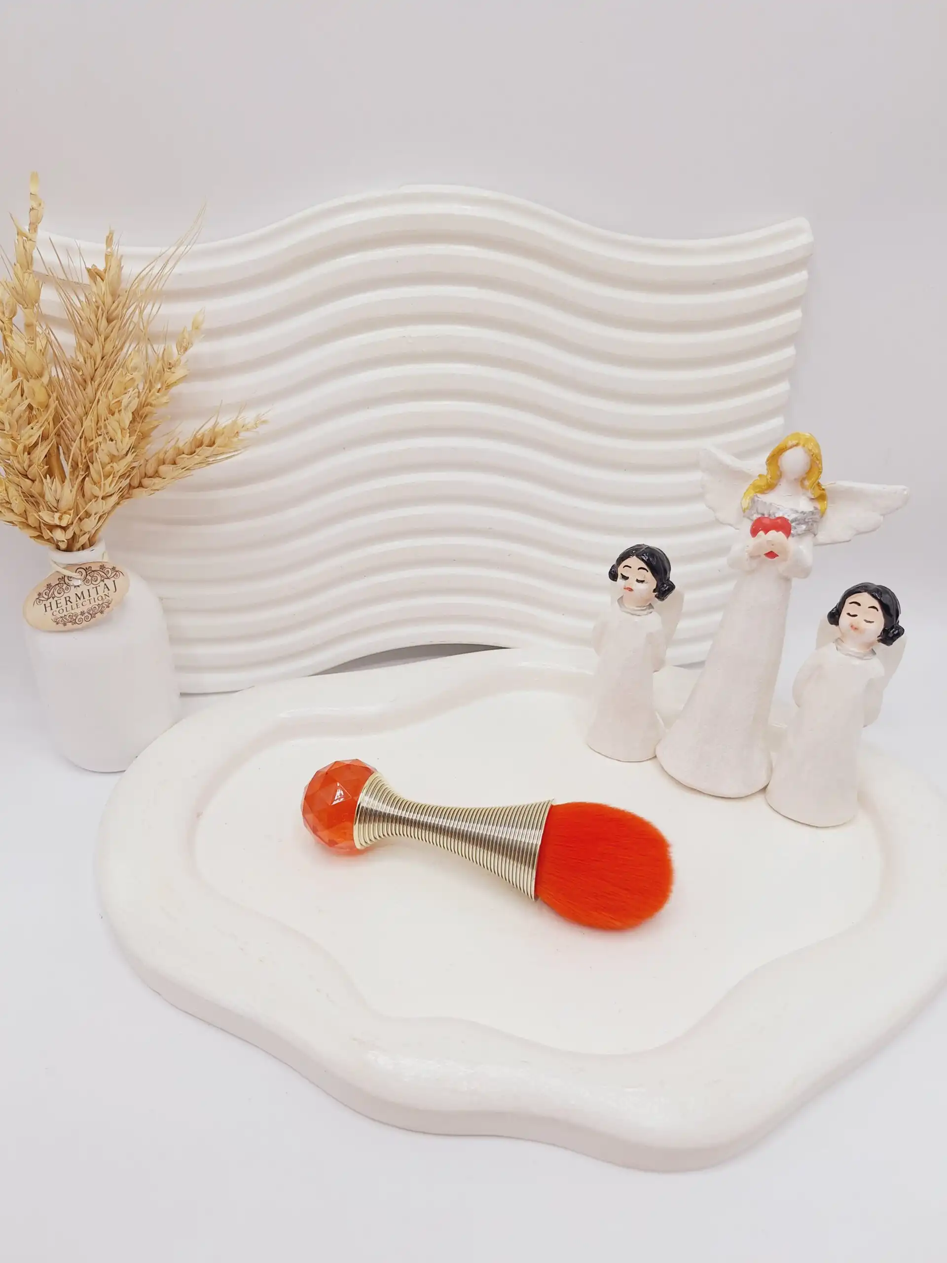 براش دسته فلزی قرمز