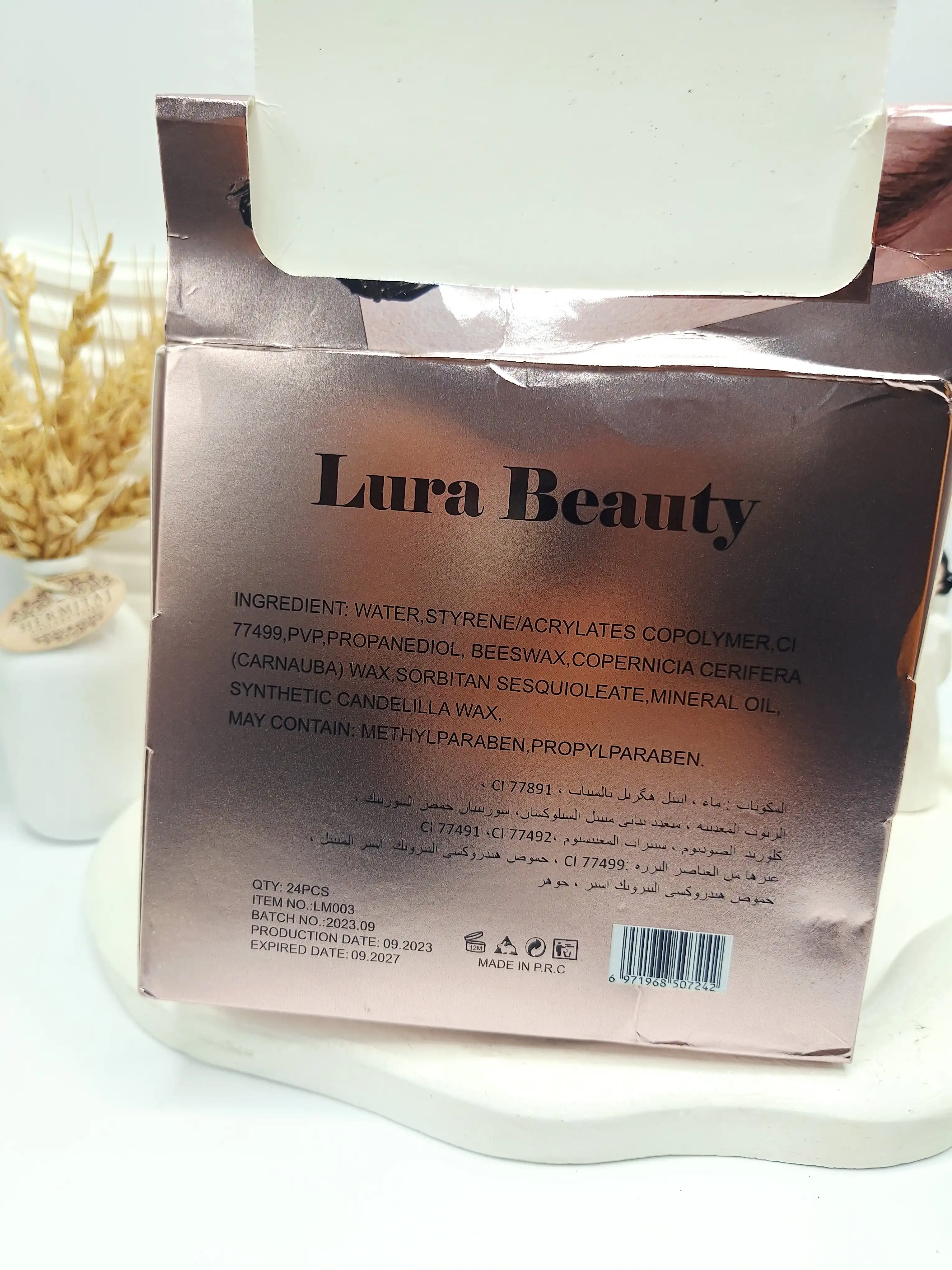 ریمل حجم دهنده و جدا کننده مژه 5D mascara برند Lura Beauty کد 003