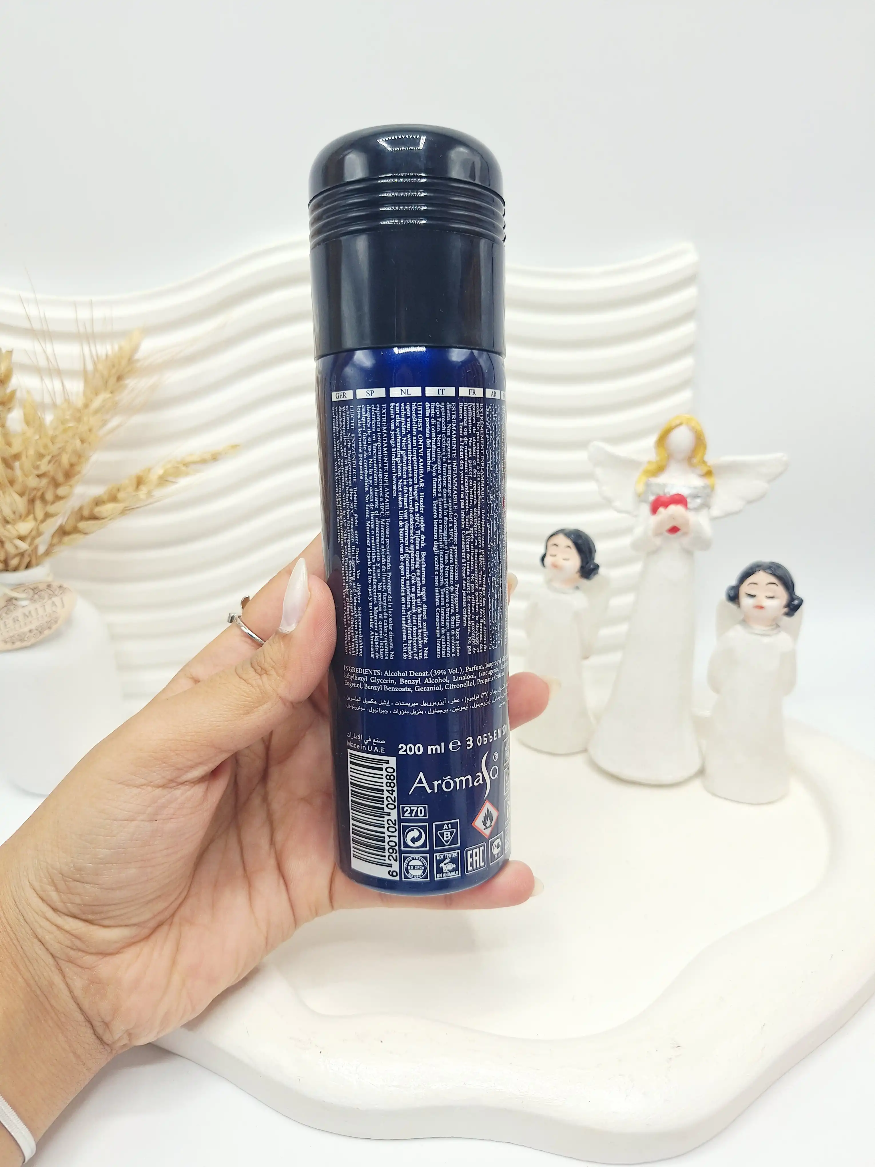 اسپری خوشبو کننده BLEU DE AROMASQ حجم 200 میل عربی کد 4880