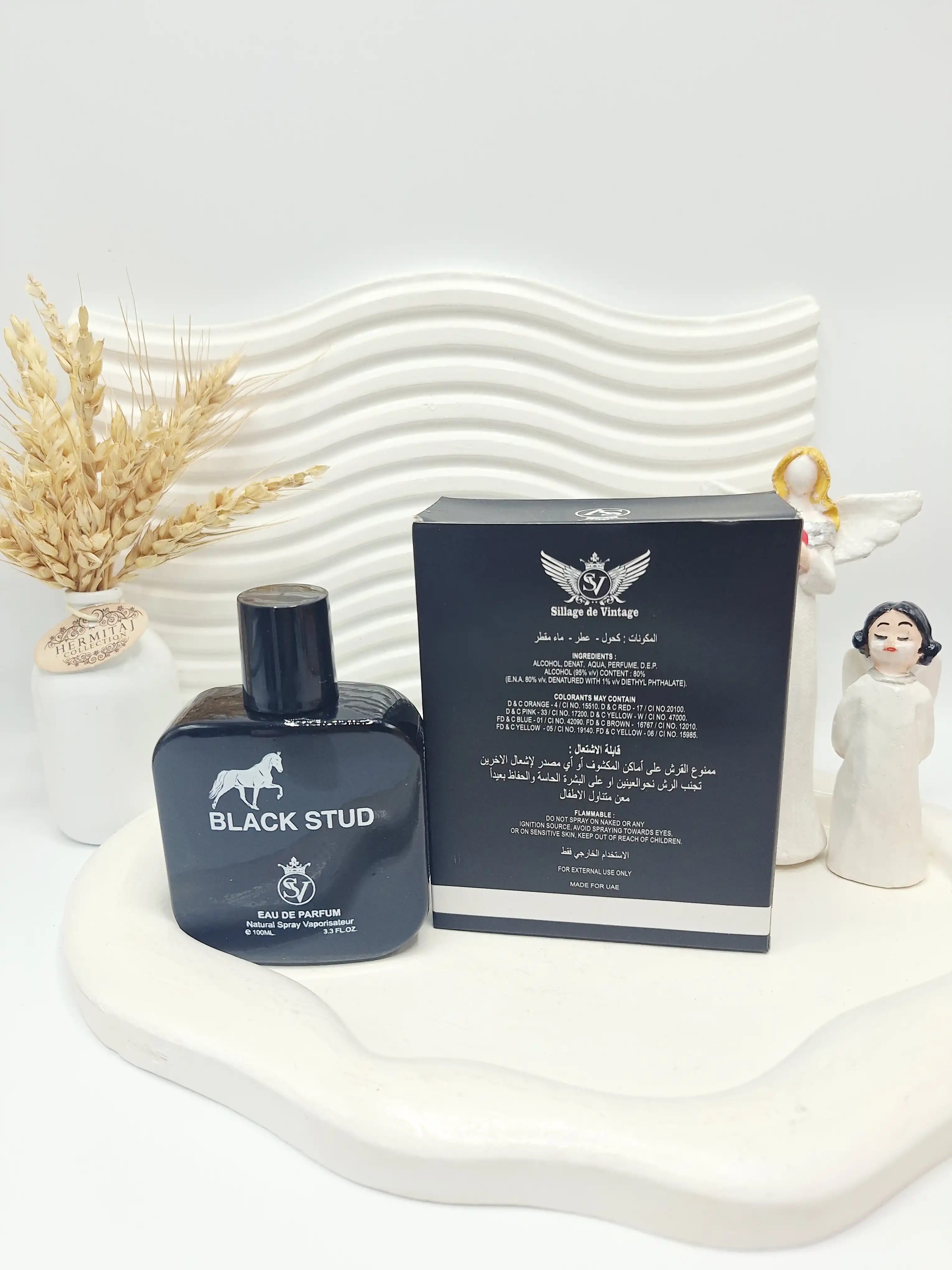 ادکلن مردانه BLACK STUD حجم 100 میل ساخت امارات کد 0891