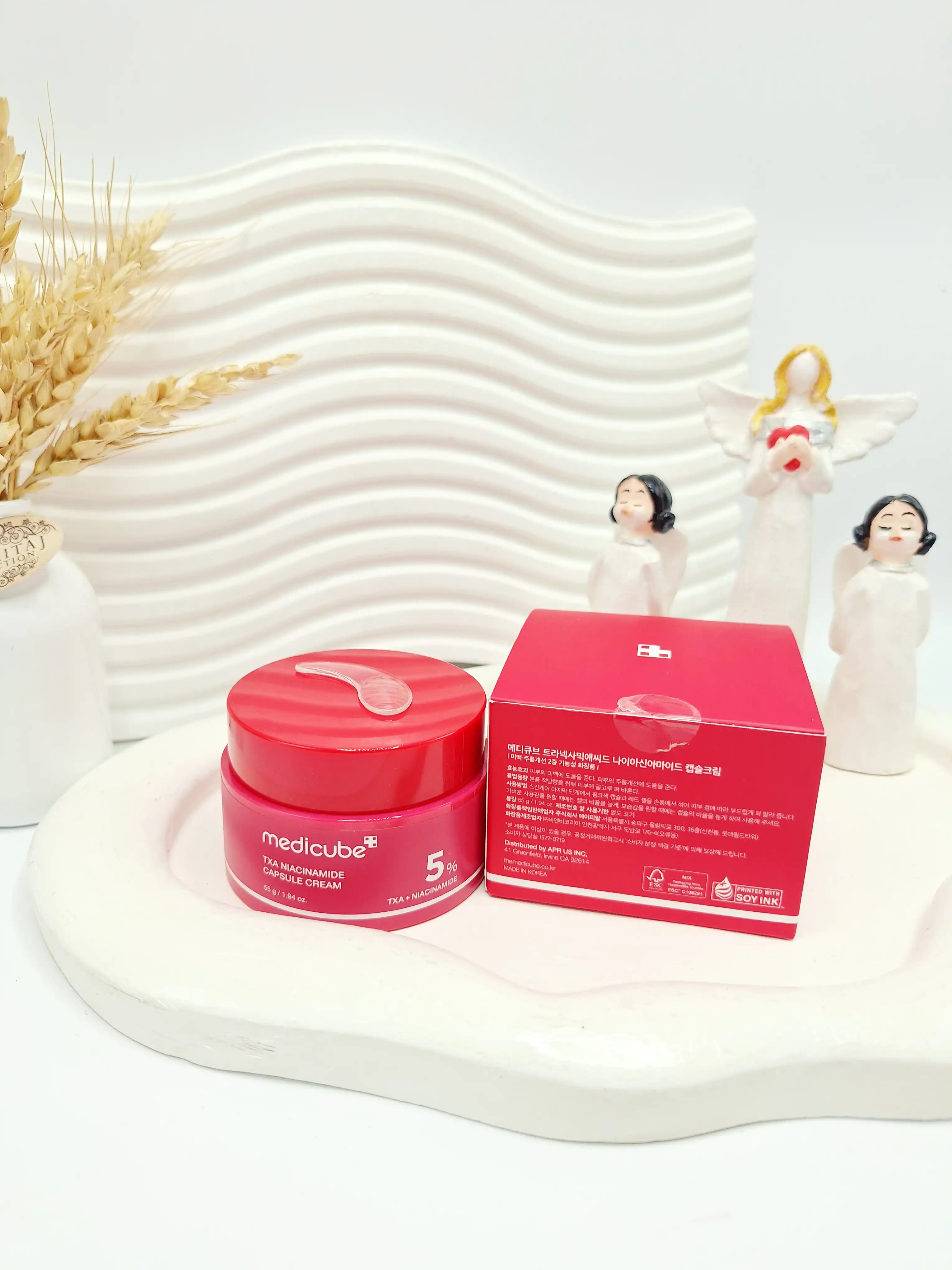 کرم کپسولی ضد لک نیاسینامید مدى كيوب حجم 55ml اصل و اورجینال کد 9660