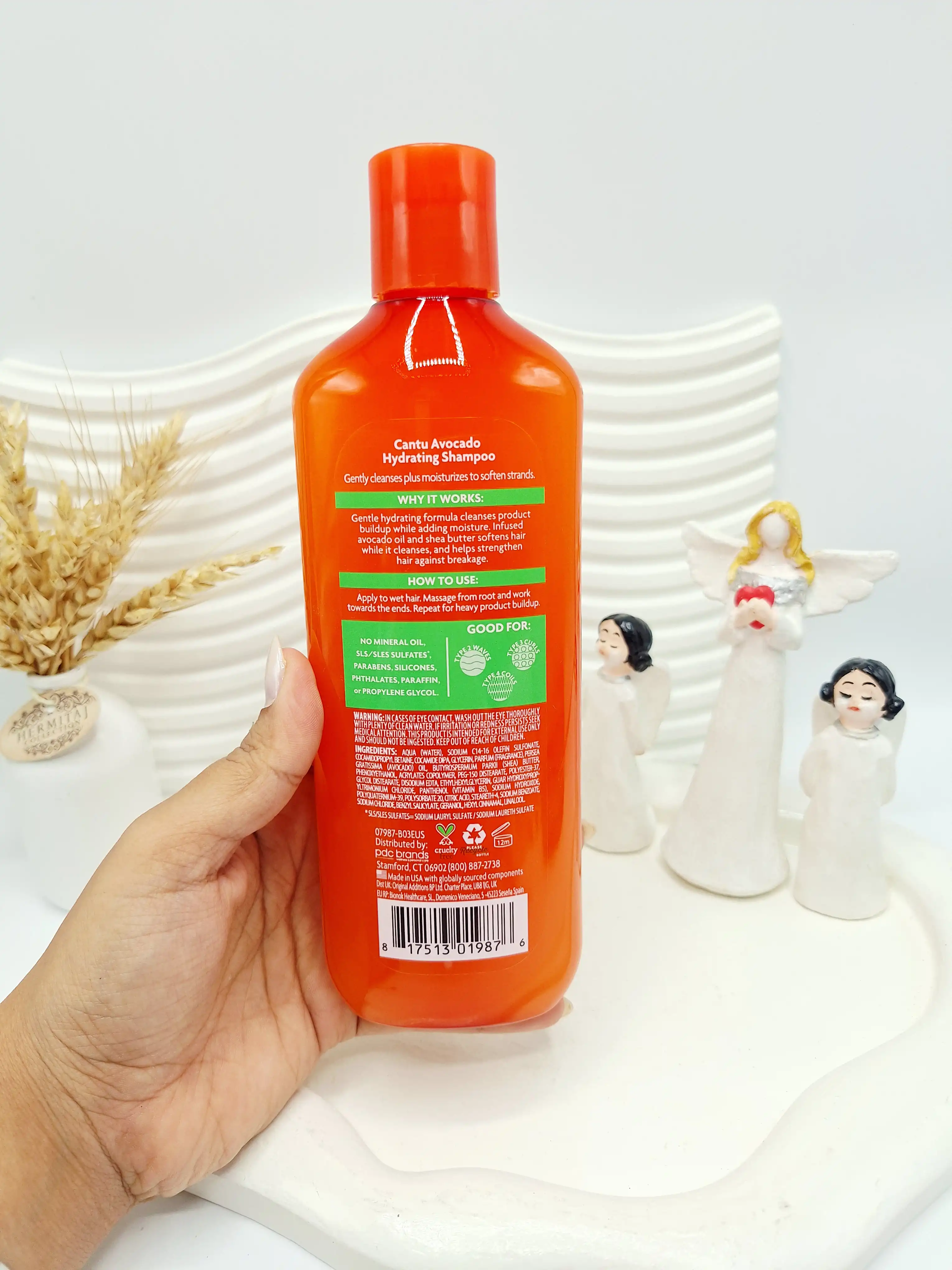 شامپو آبرسان و تقویت کننده آووکادو کنتو مدل Avocado Hydrating Shampoo حجم 400 میل اورجینال 100 درصد اصل آمریکا