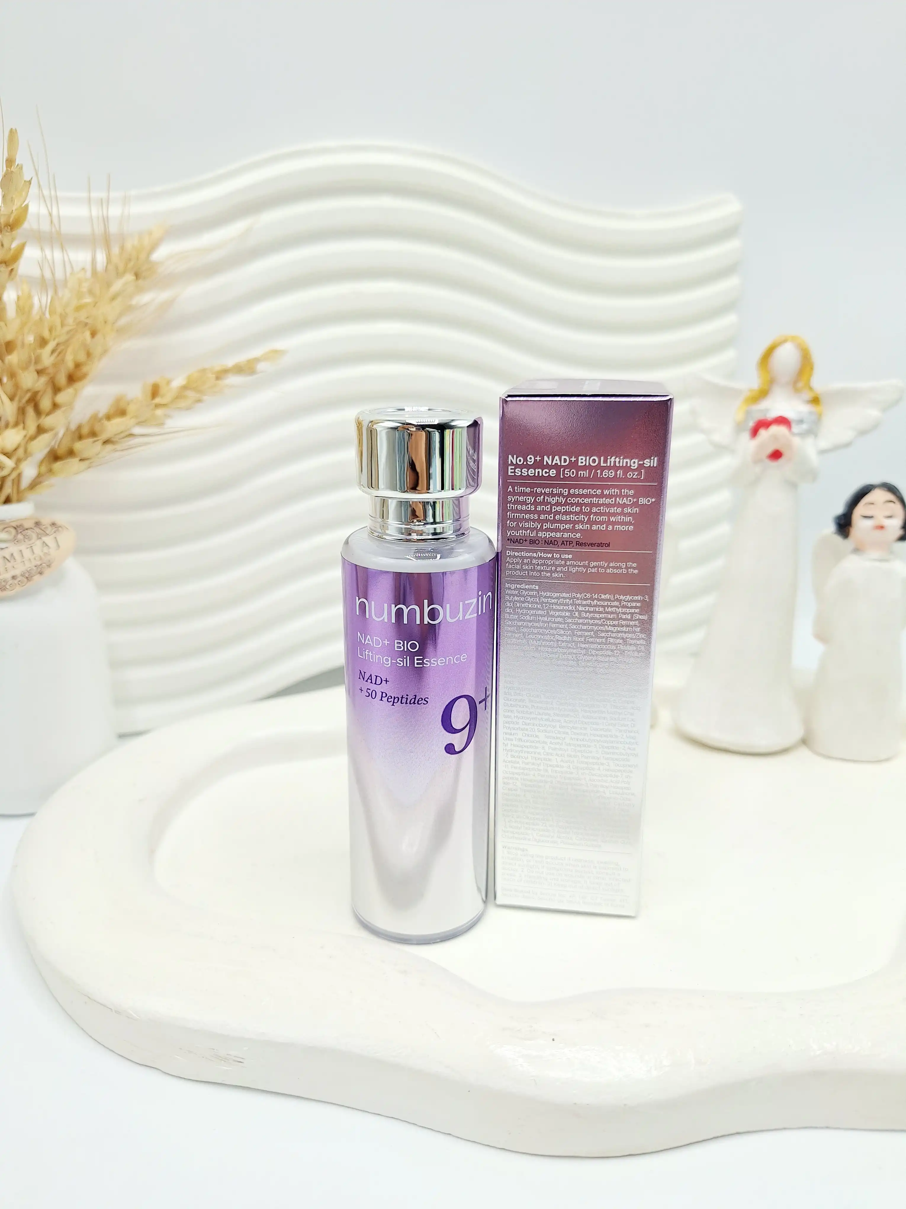 سرم لیفتینگ نامبوزین شماره 9 پلاس اورجینال اصل کره مدل NAD+Bio با 50 پپتید حجم 50 میل کد 7639