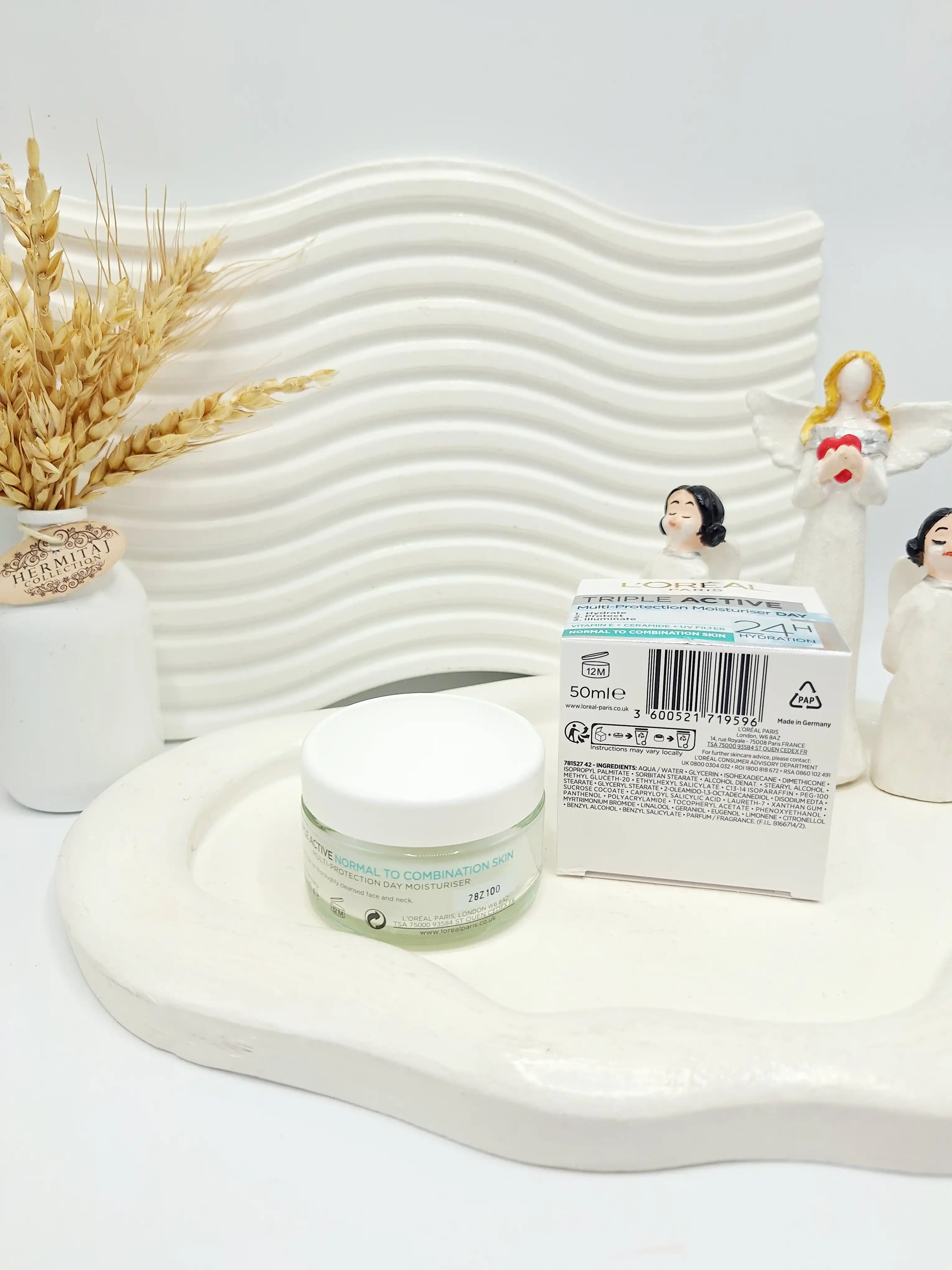 کرم روز لورآل تریپل اکتیو پوست نرمال تا مختلط اورجینال اصلی 100 درصد ساخت آلمان 50 میل کد 9596