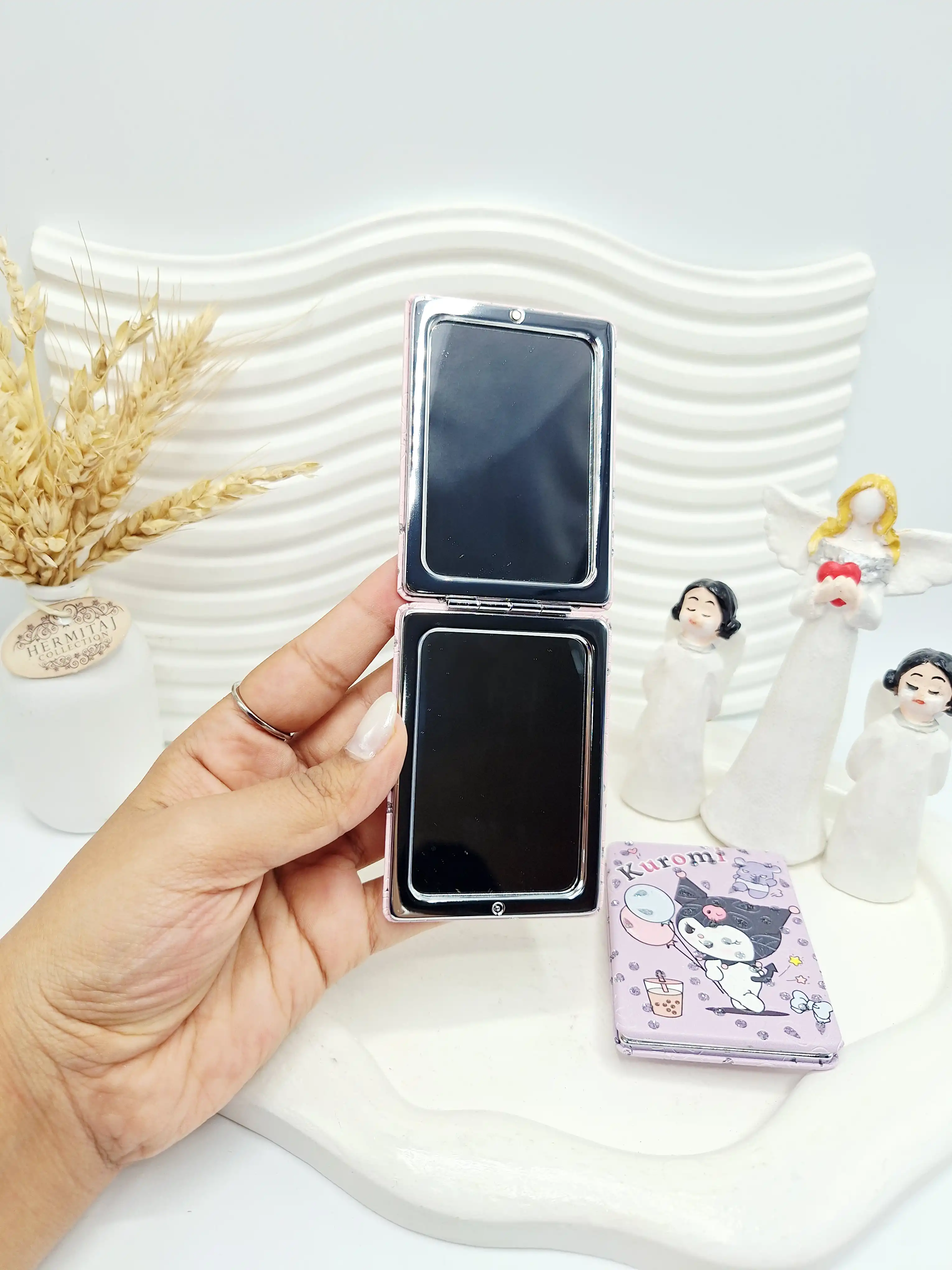 آینه دو طرفه طرح کرومی ساده