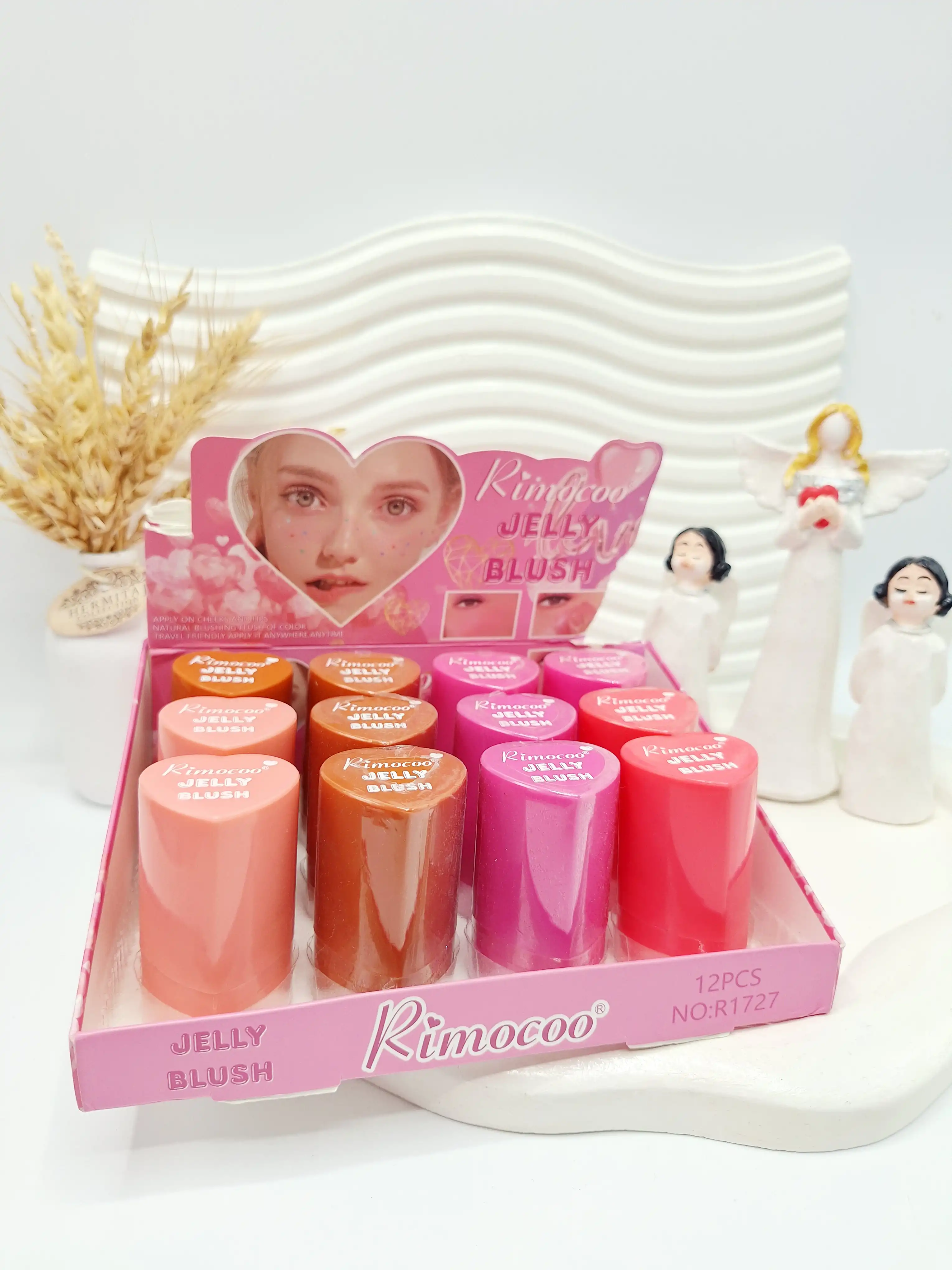 تینت لب و گونه ژله ای برند Rimocoo کد 1727