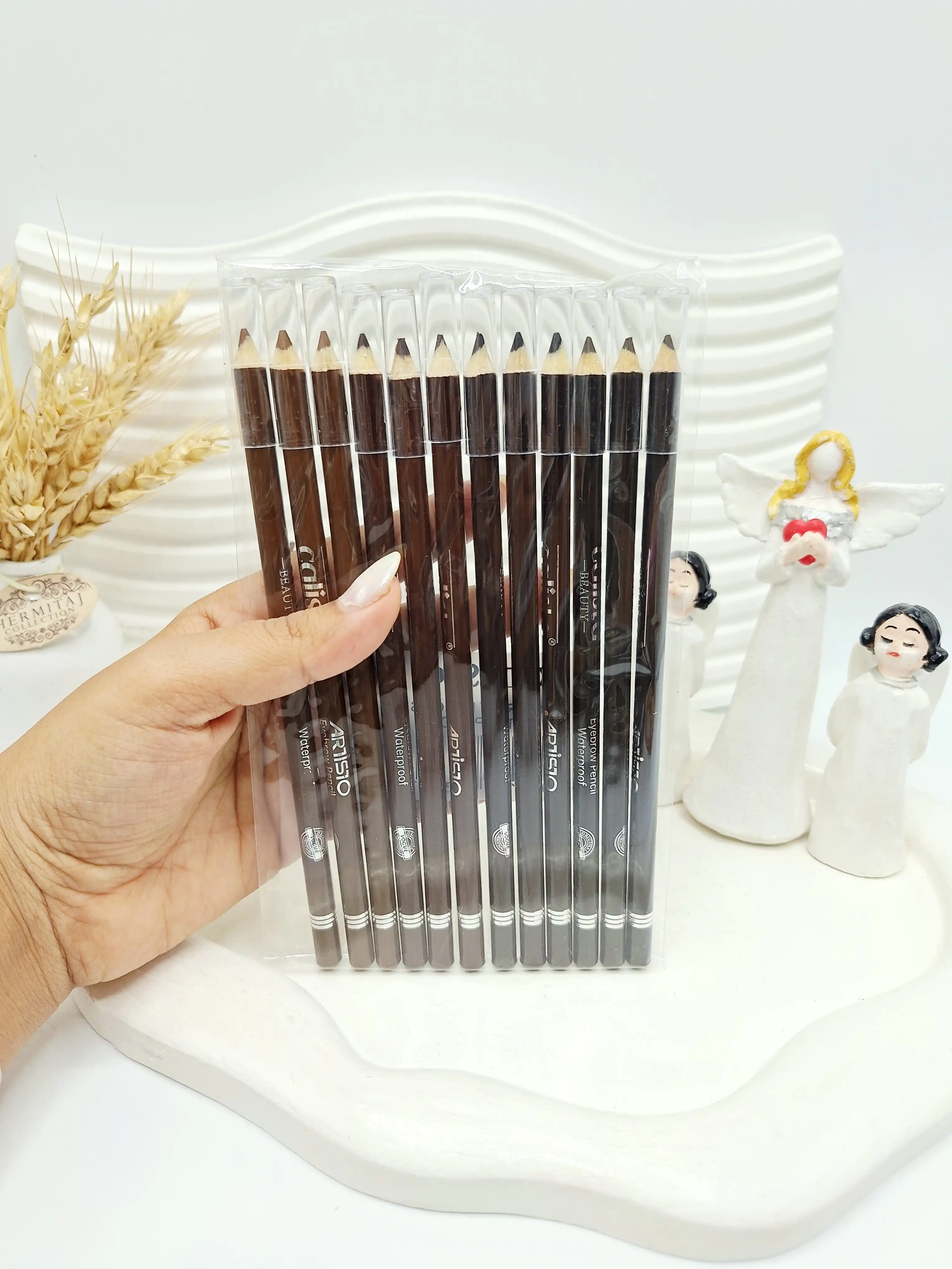 پک 12 تایی مداد ابرو کالیستا کد 3697