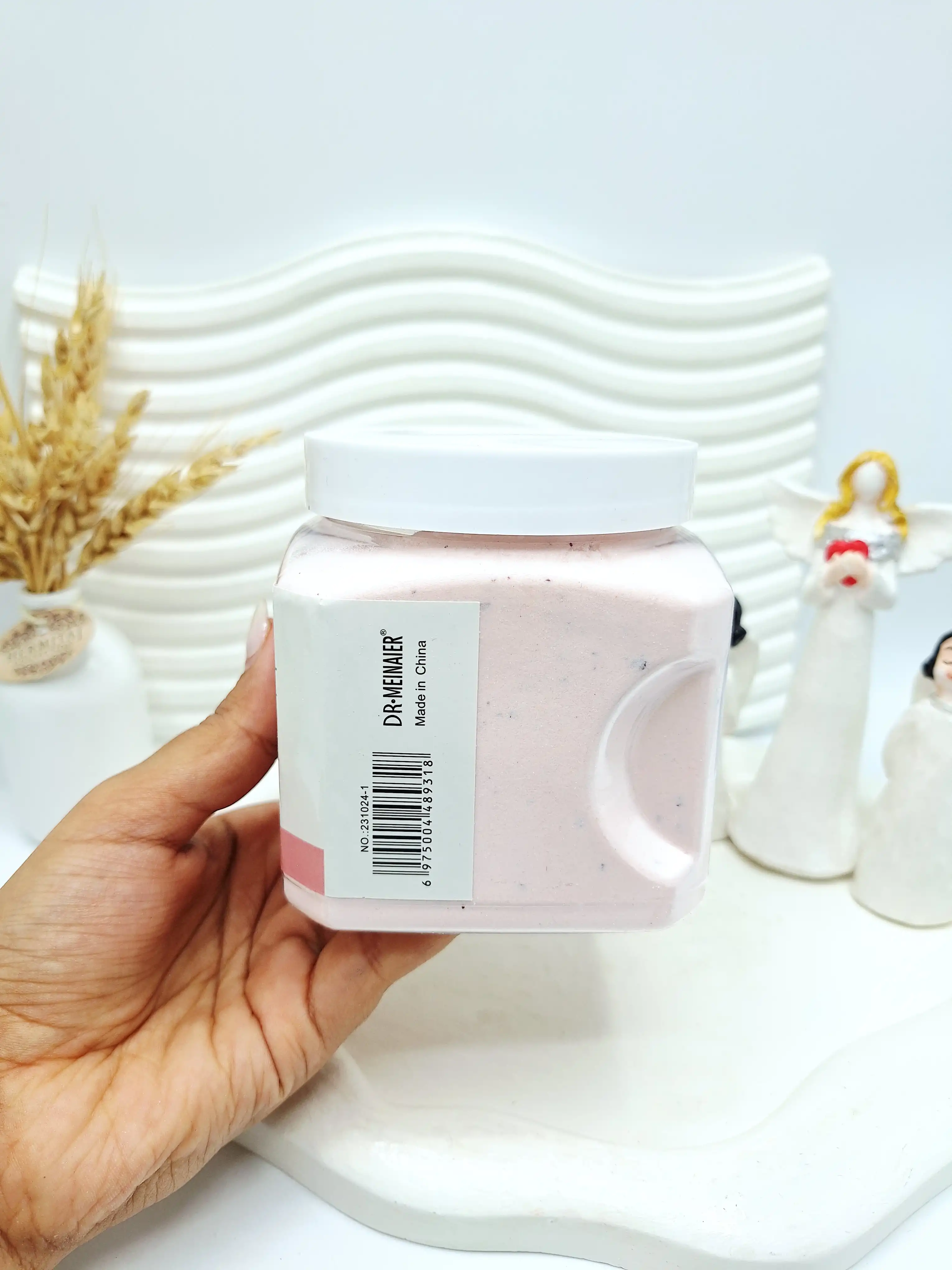 ماسک هیدروژلی گل رز بلغاری BULGARIAN ROSE دکتر مینایر 400 گرم