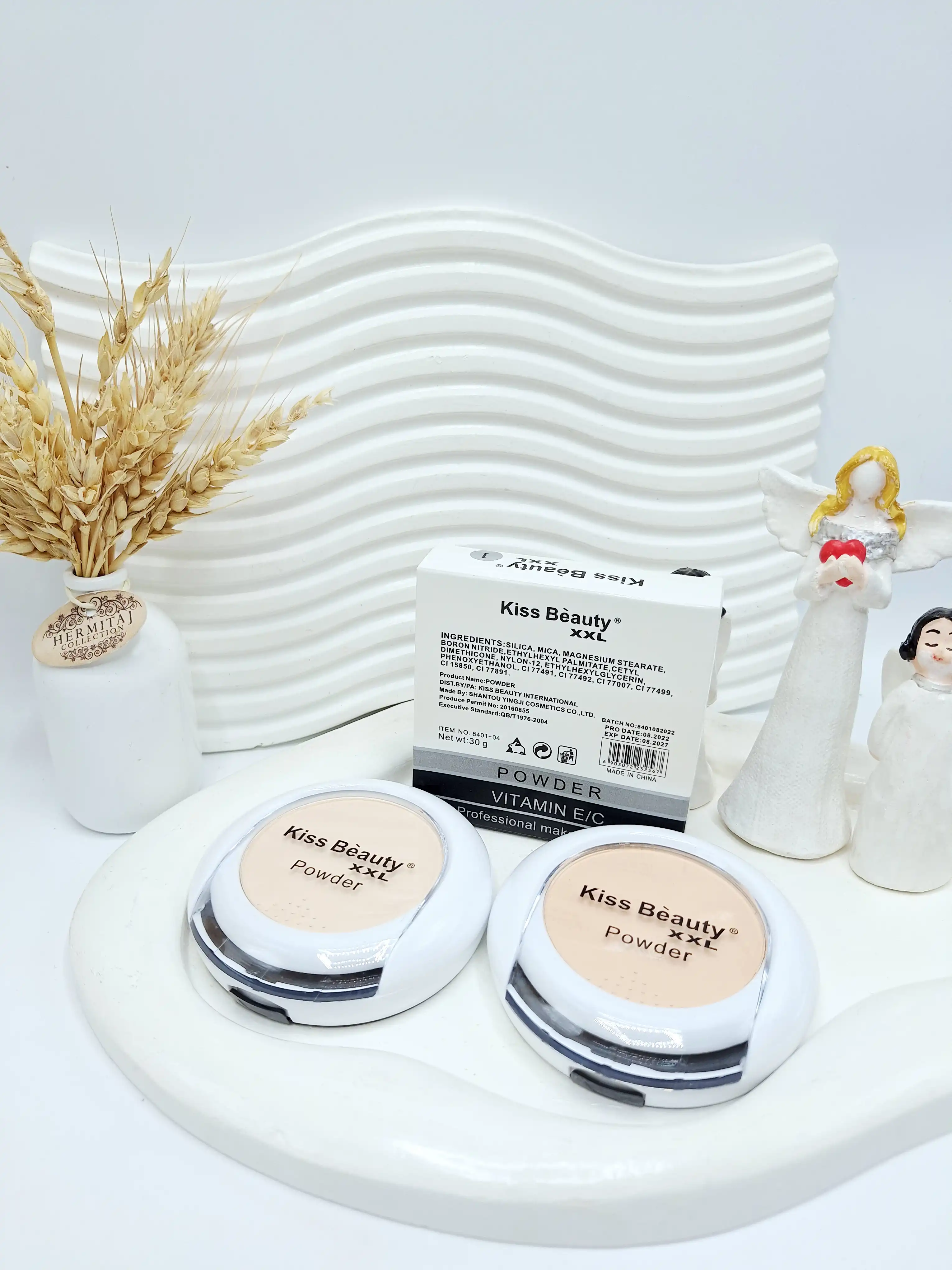 پنکک پودری Kiss Beauty مناسب میکاپ حرفه ای کد 2567