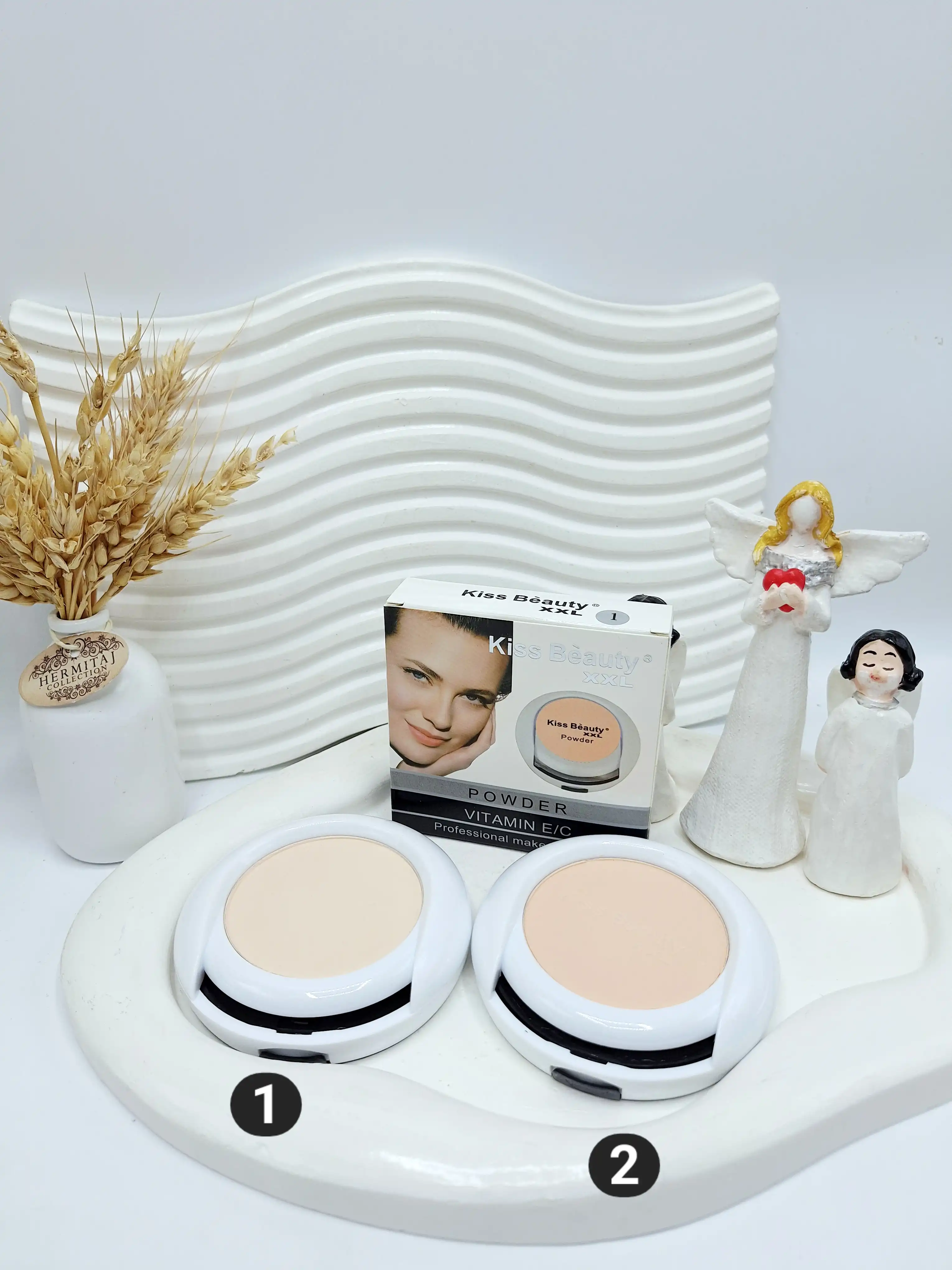 پنکک پودری Kiss Beauty مناسب میکاپ حرفه ای کد 2567