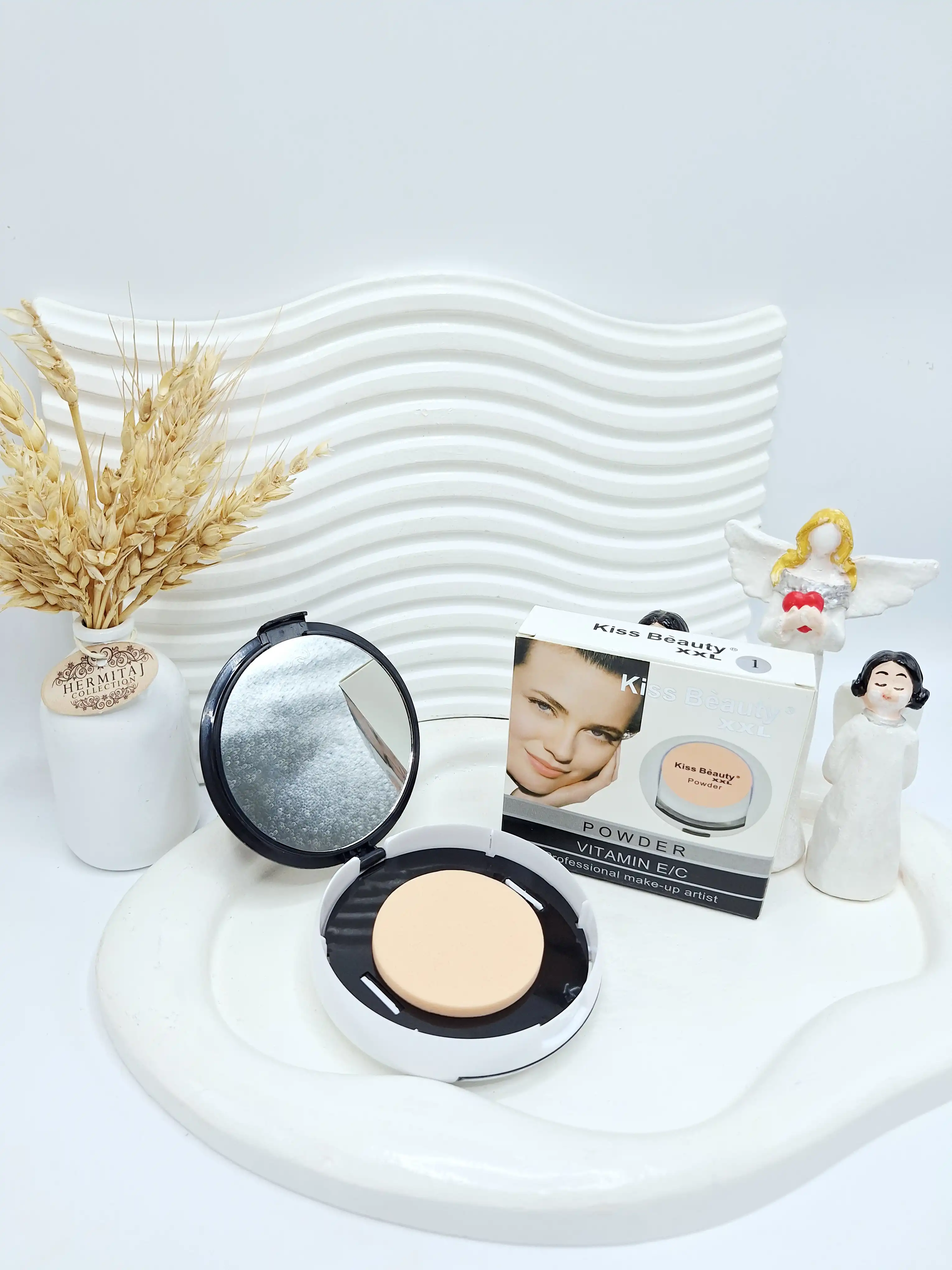 پنکک پودری Kiss Beauty مناسب میکاپ حرفه ای کد 2567