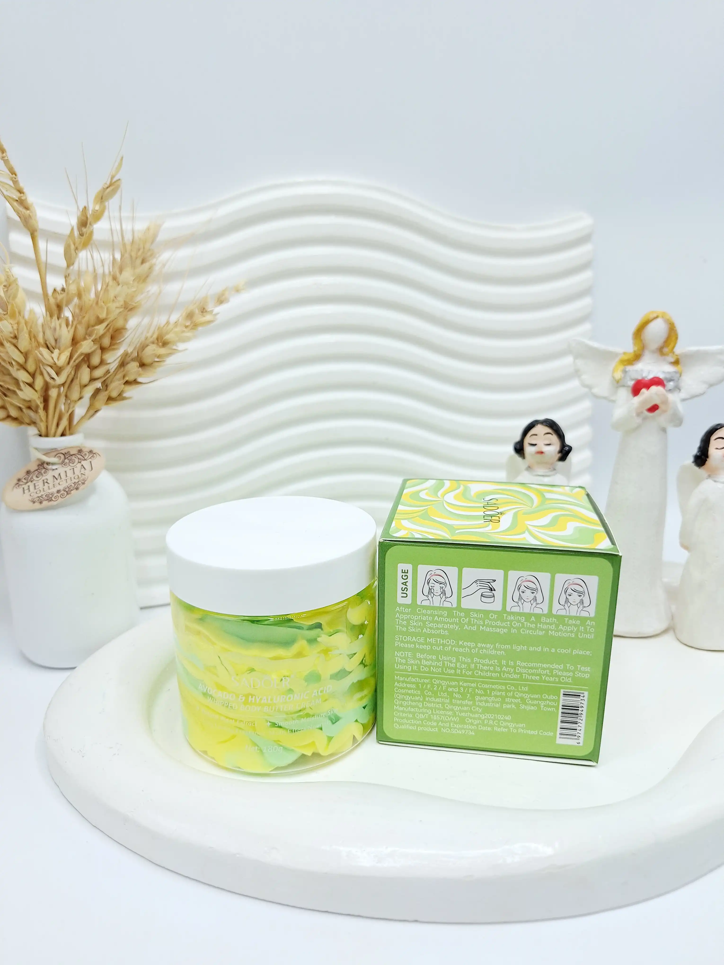 کره بدن کاسه ای رنگین کمانی آووکادو سادور کد 9734