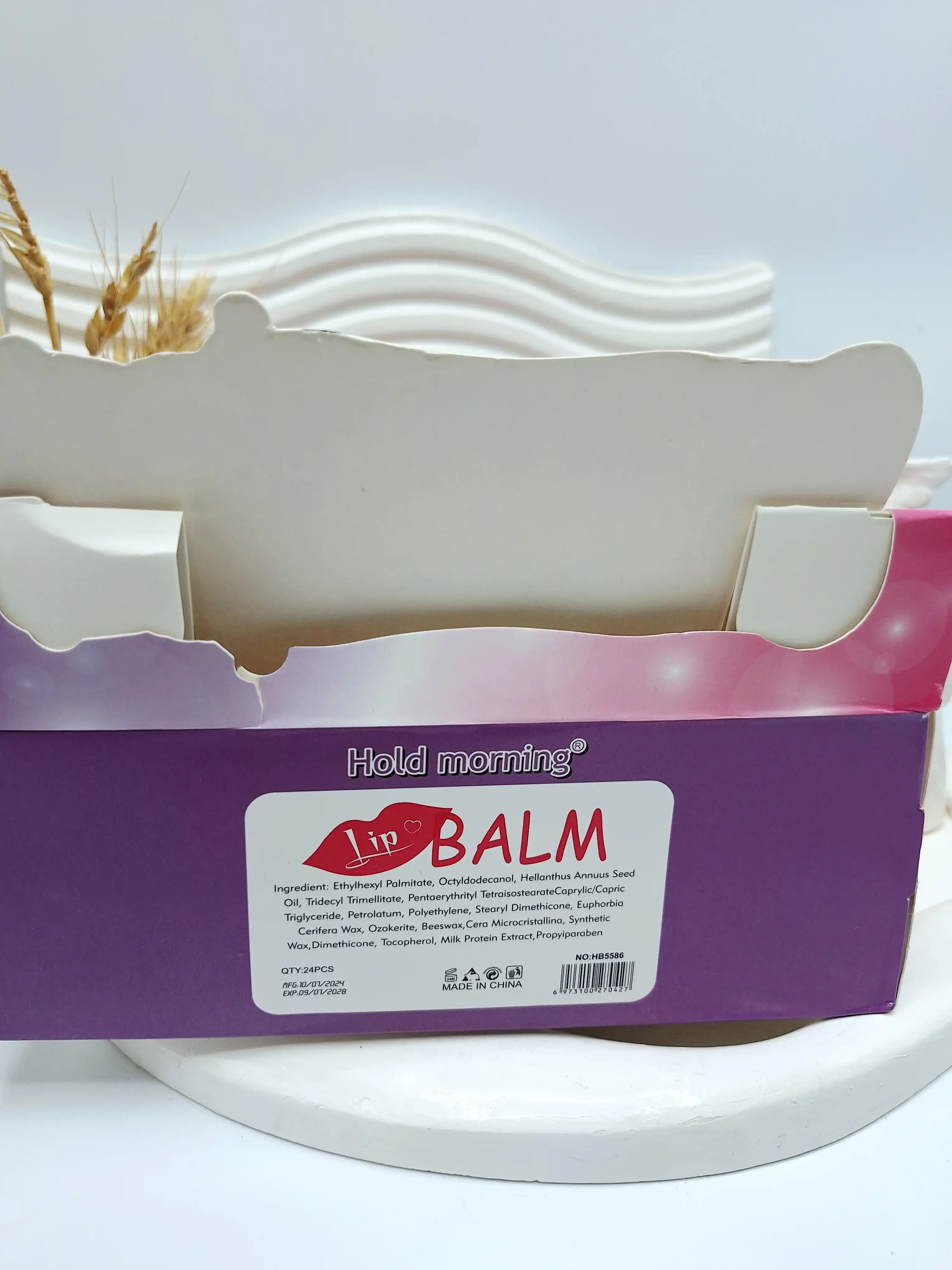 بالم لب کرومی Hold morning کد 5586