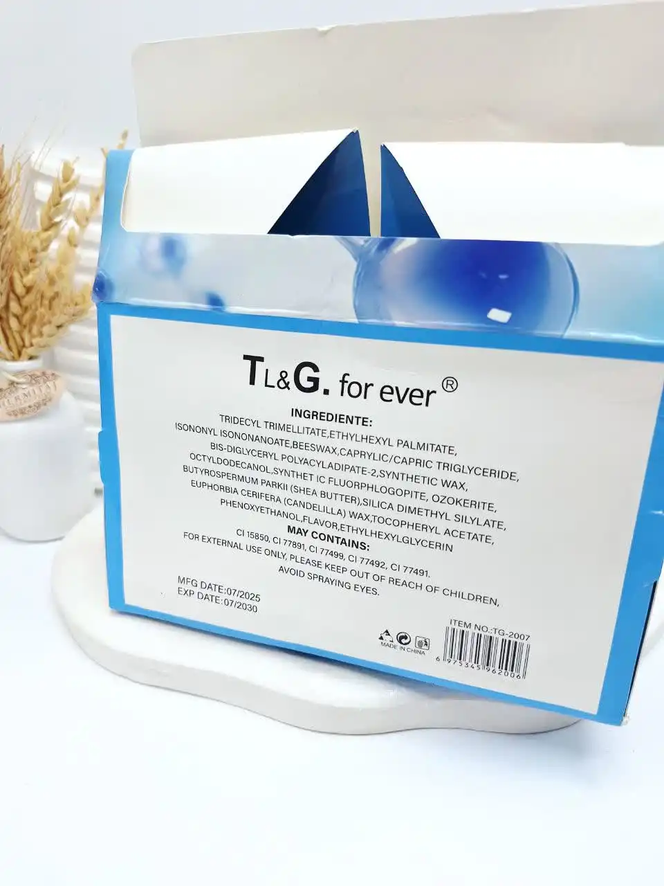 ژل لیفت مژه و ابرو برند فور اور کد 2007 (آبی روشن)