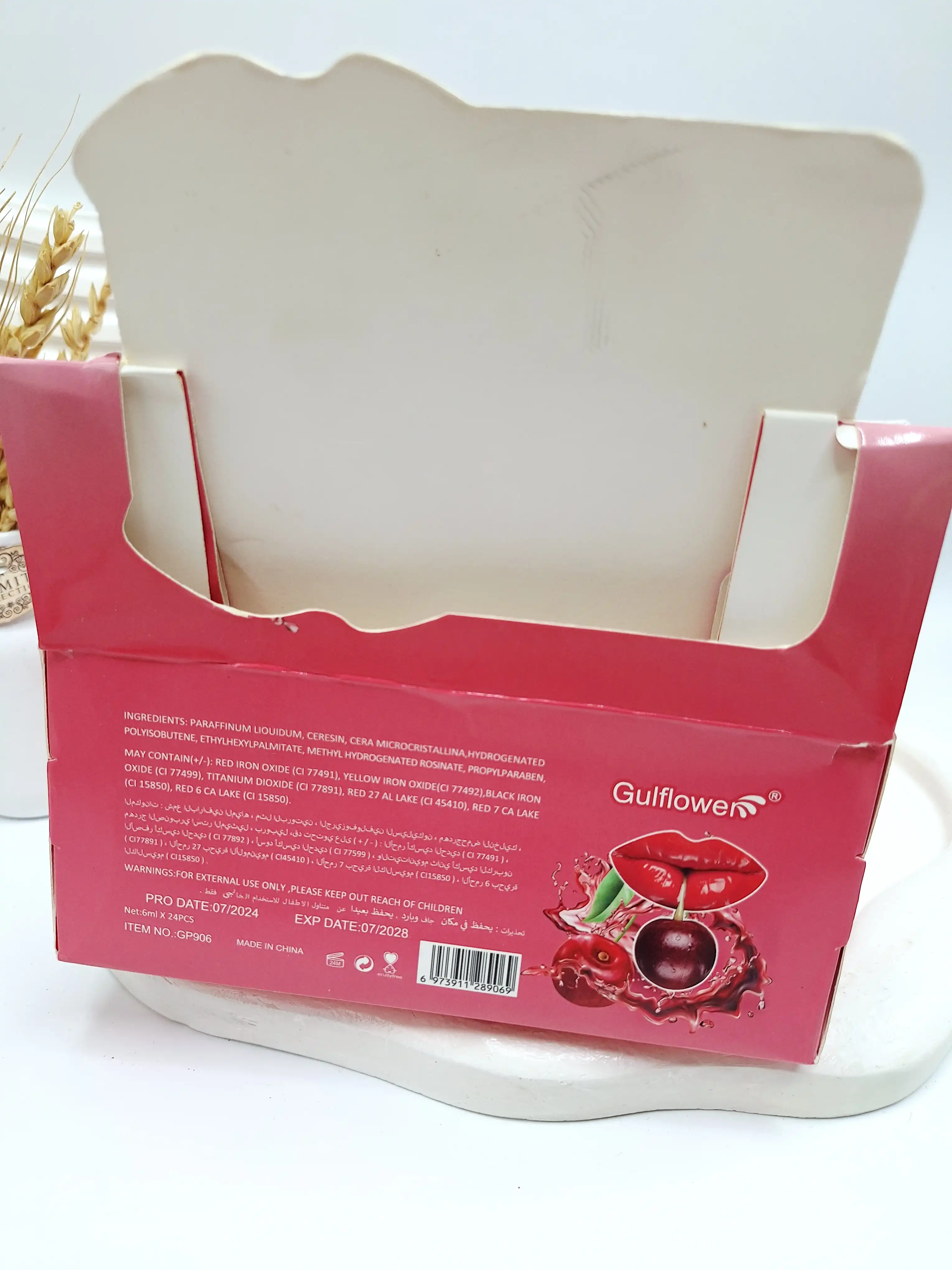 تینت لب آلبالو Gulflower کد 906