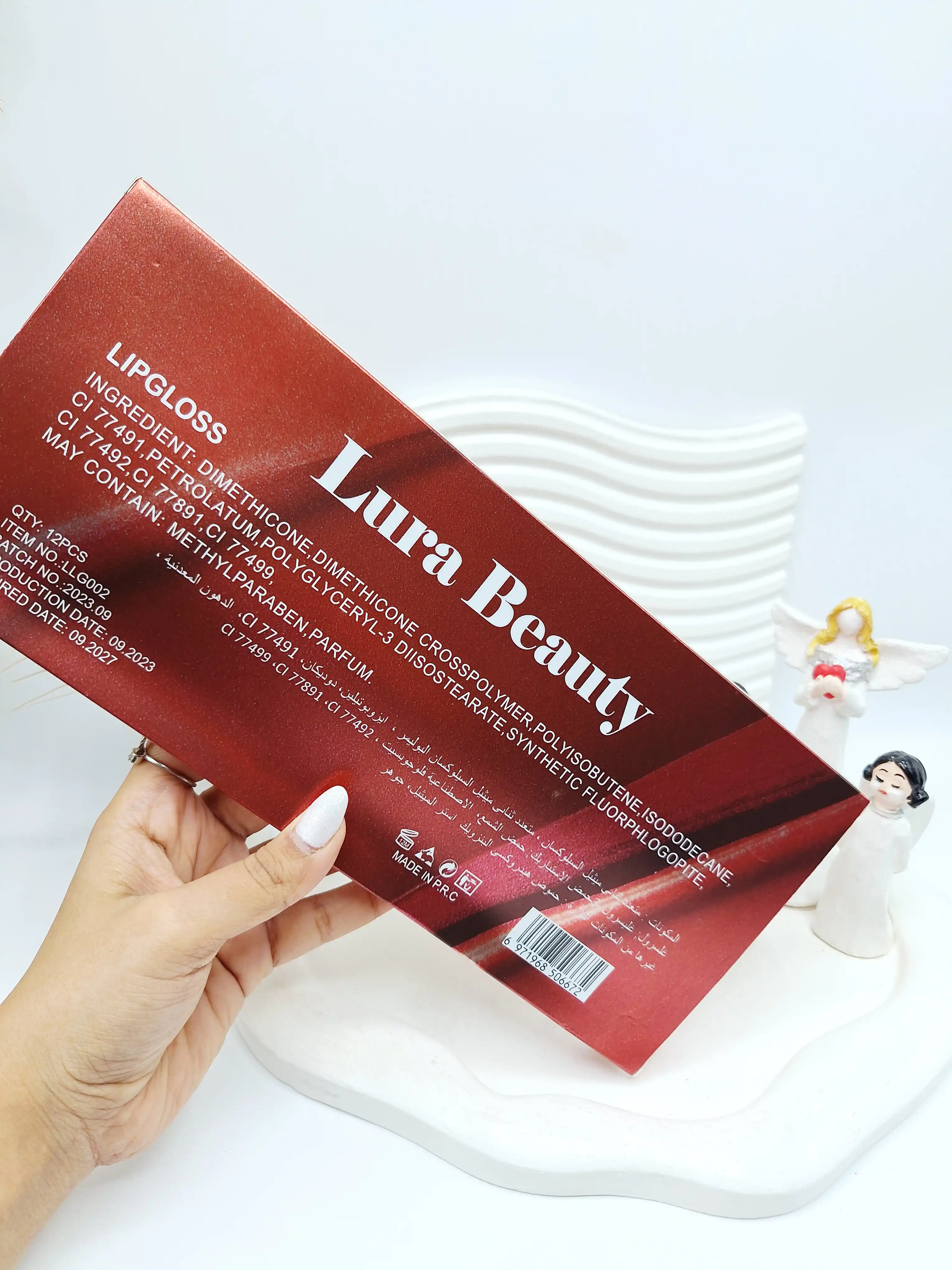 پک رژ مایع 12 تایی برند Lura Beauty کد 6672