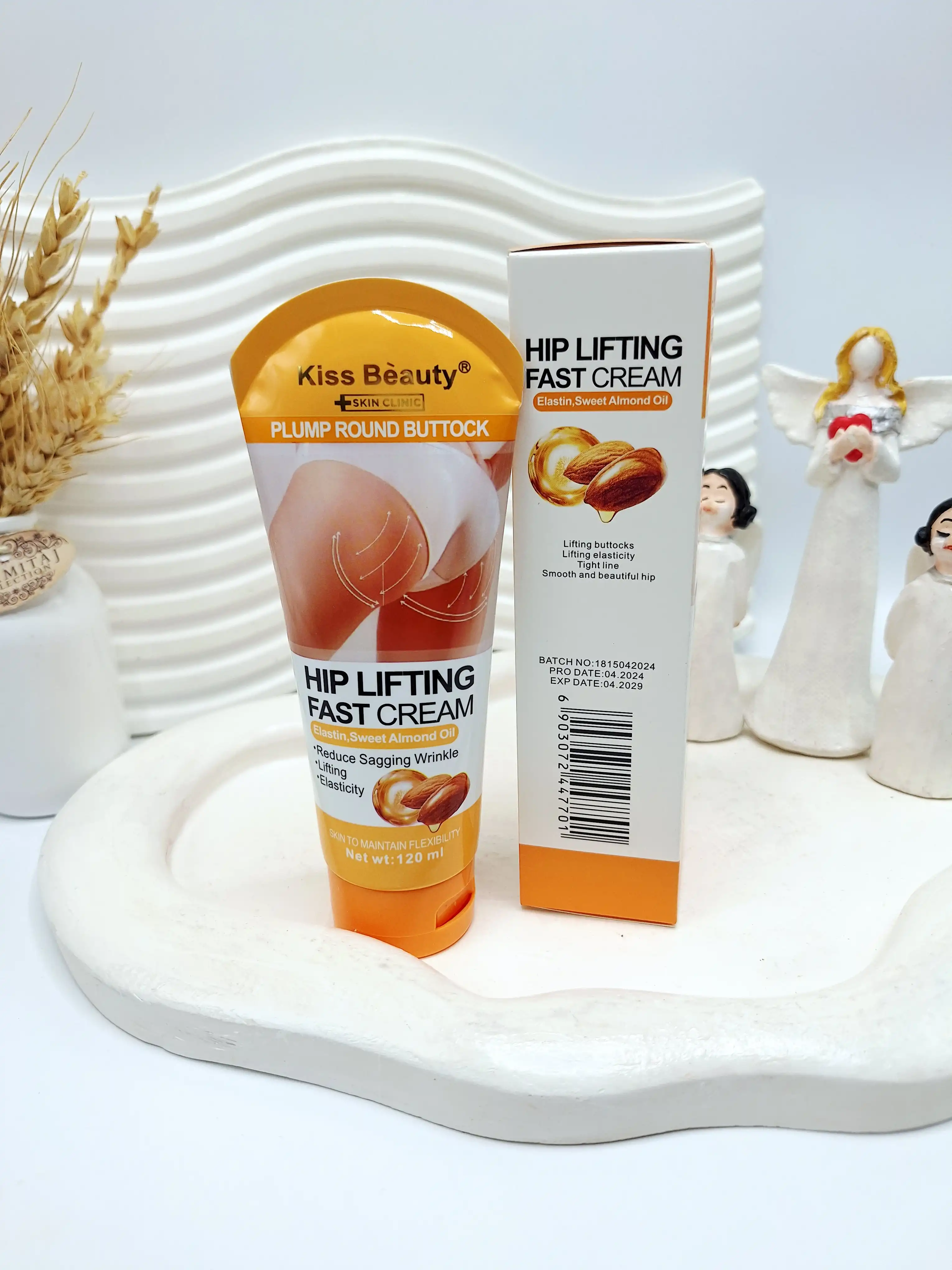 کرم لیفتینگ سریع باسن با عصاره بادام شیرین برند کیس بیوتی کد 7701