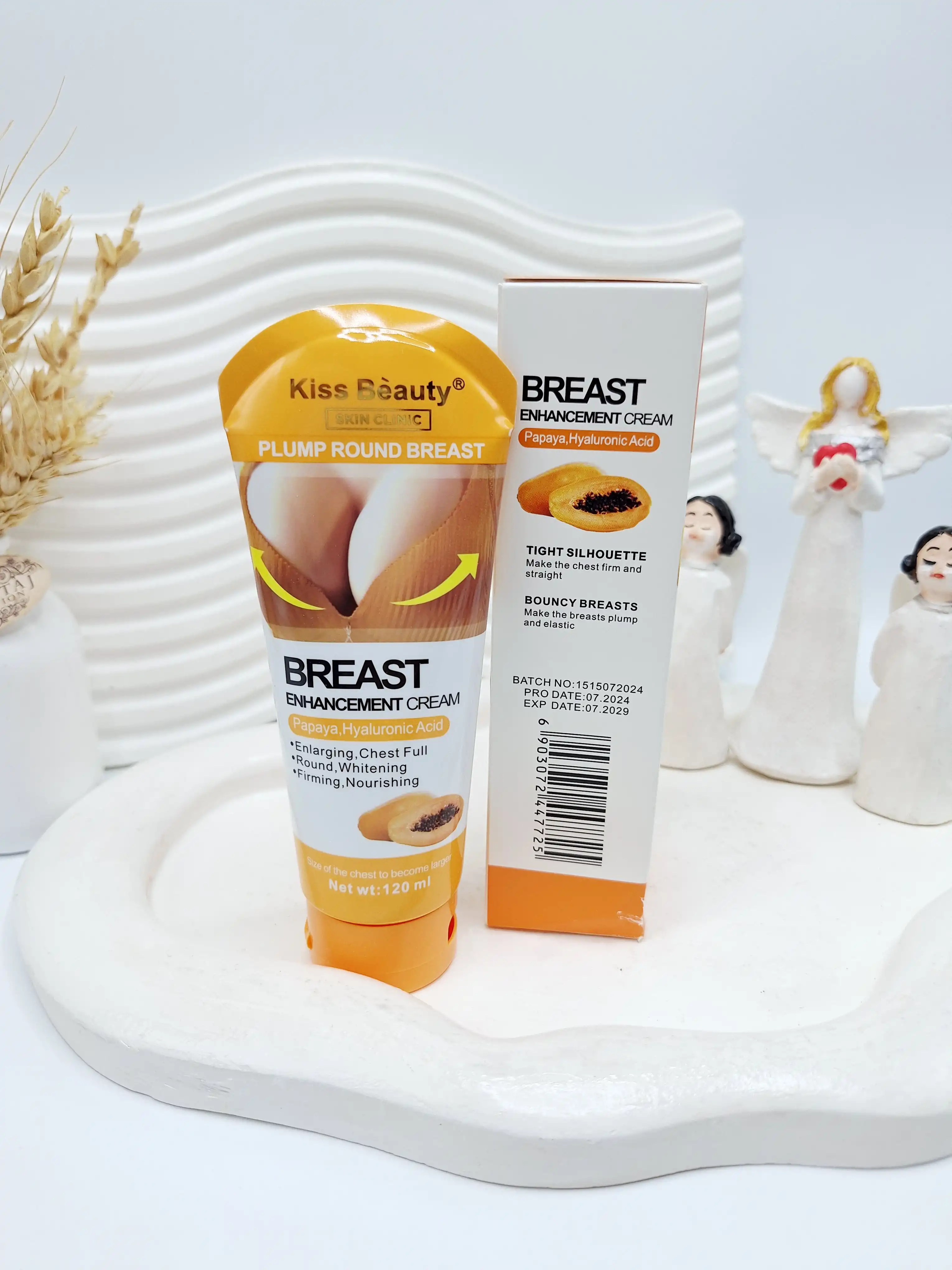 کرم حجم دهنده و بزرگ کننده سینه با عصاره پاپایا برند کیس بیوتی کد 7725