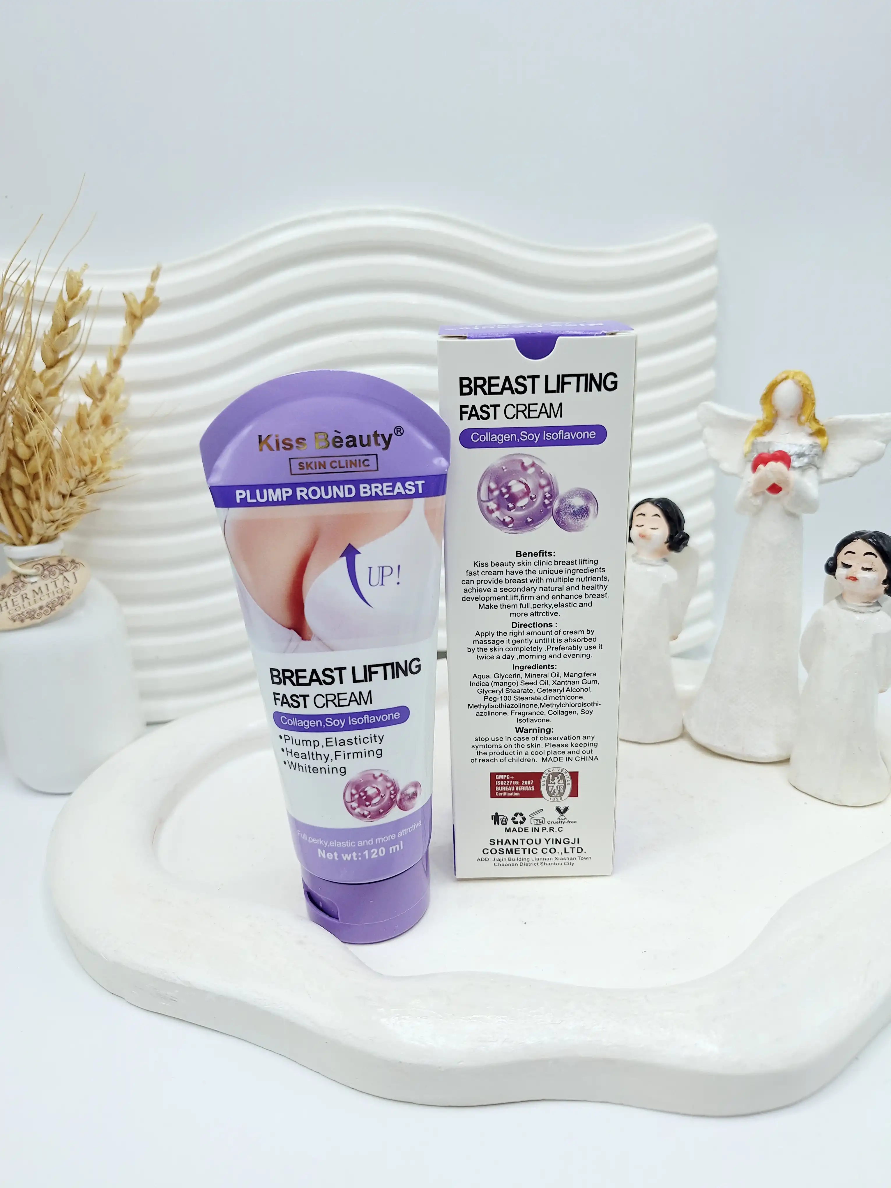 کرم لیفتینگ سریع سینه با عصاره سویا برند کیس بیوتی کد 7732