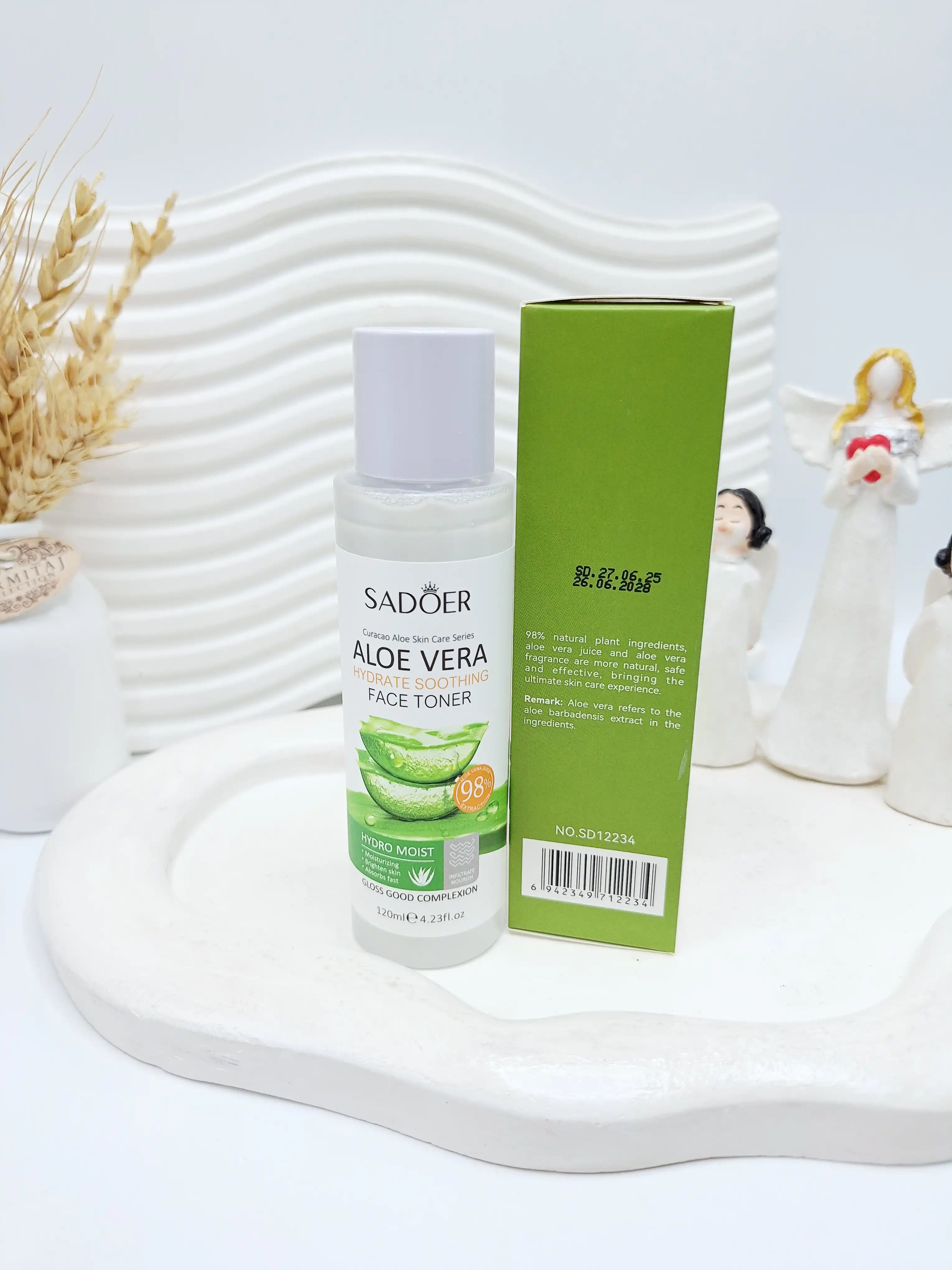 تونر صورت آبرسان آلوئه ورا 98 سادور کد 2234