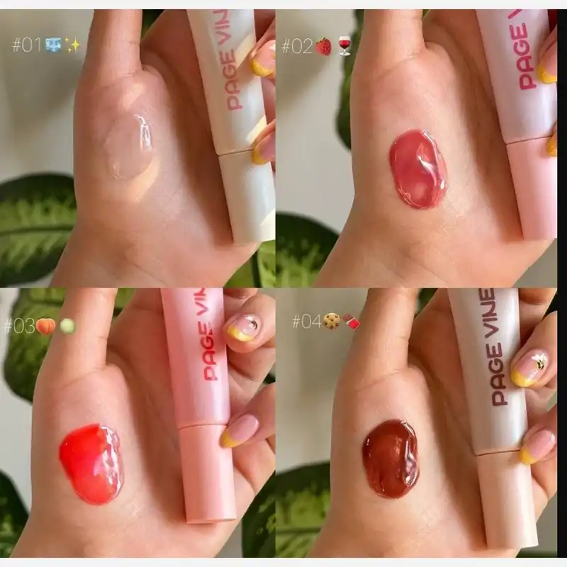 لیپ گلاس کریستالی براق PAGE VINEکد 0004