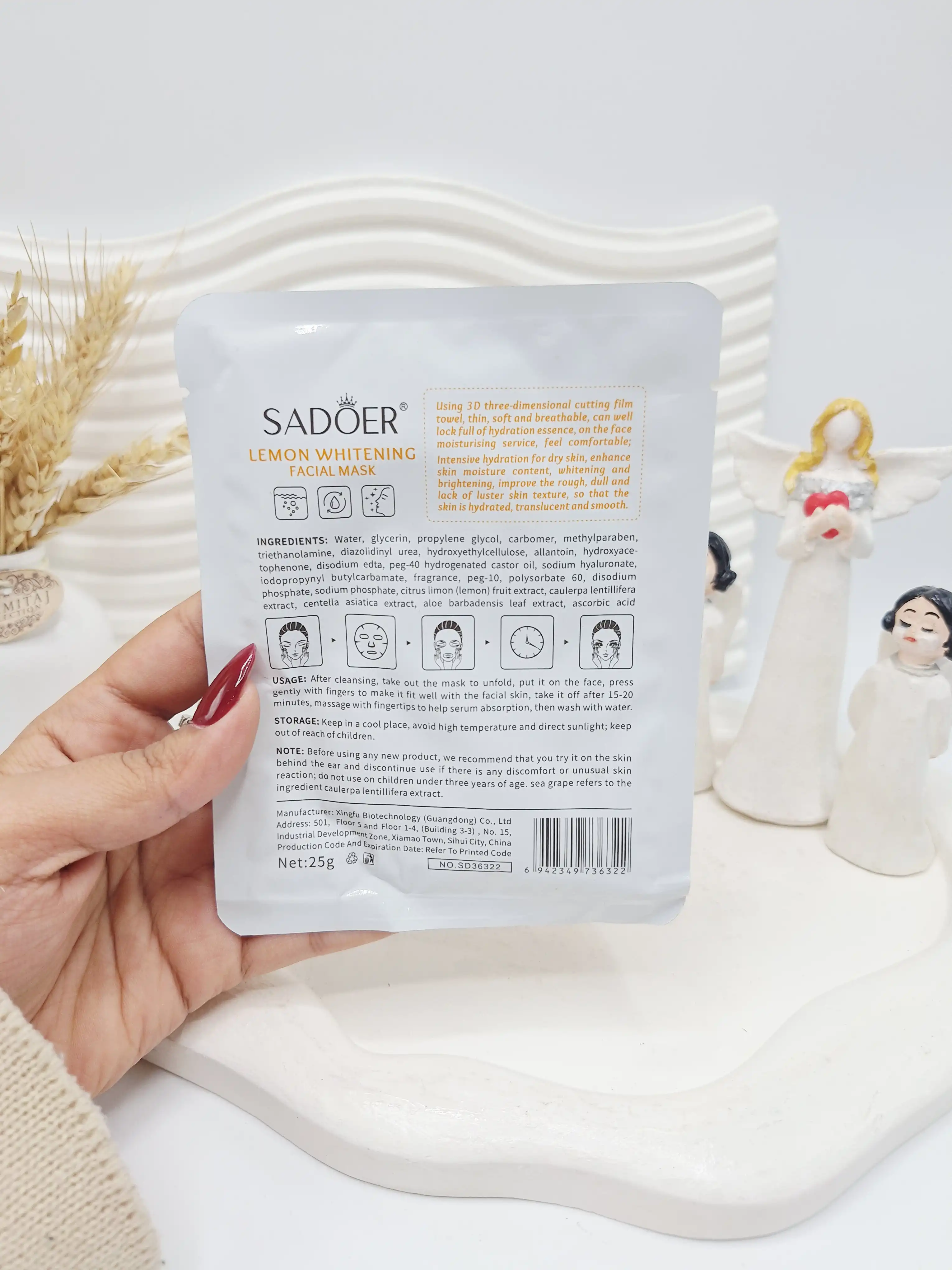 ماسک ورقه ای پرتقال سادور کد 6322