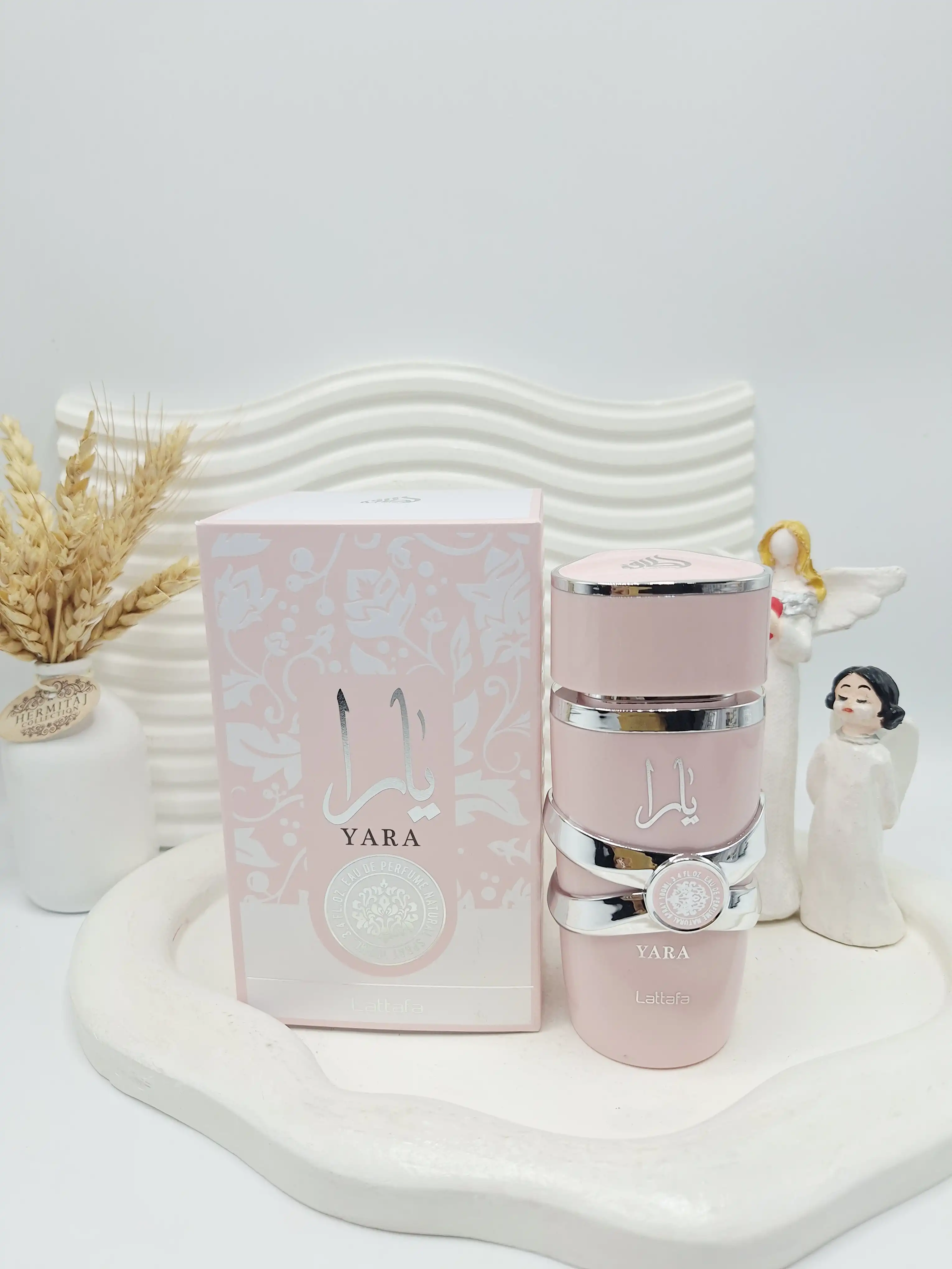 ادکلن زنانه یارا صورتی حجم ۱۰۰ میل اسکنردار ساخت امارات کد 0515