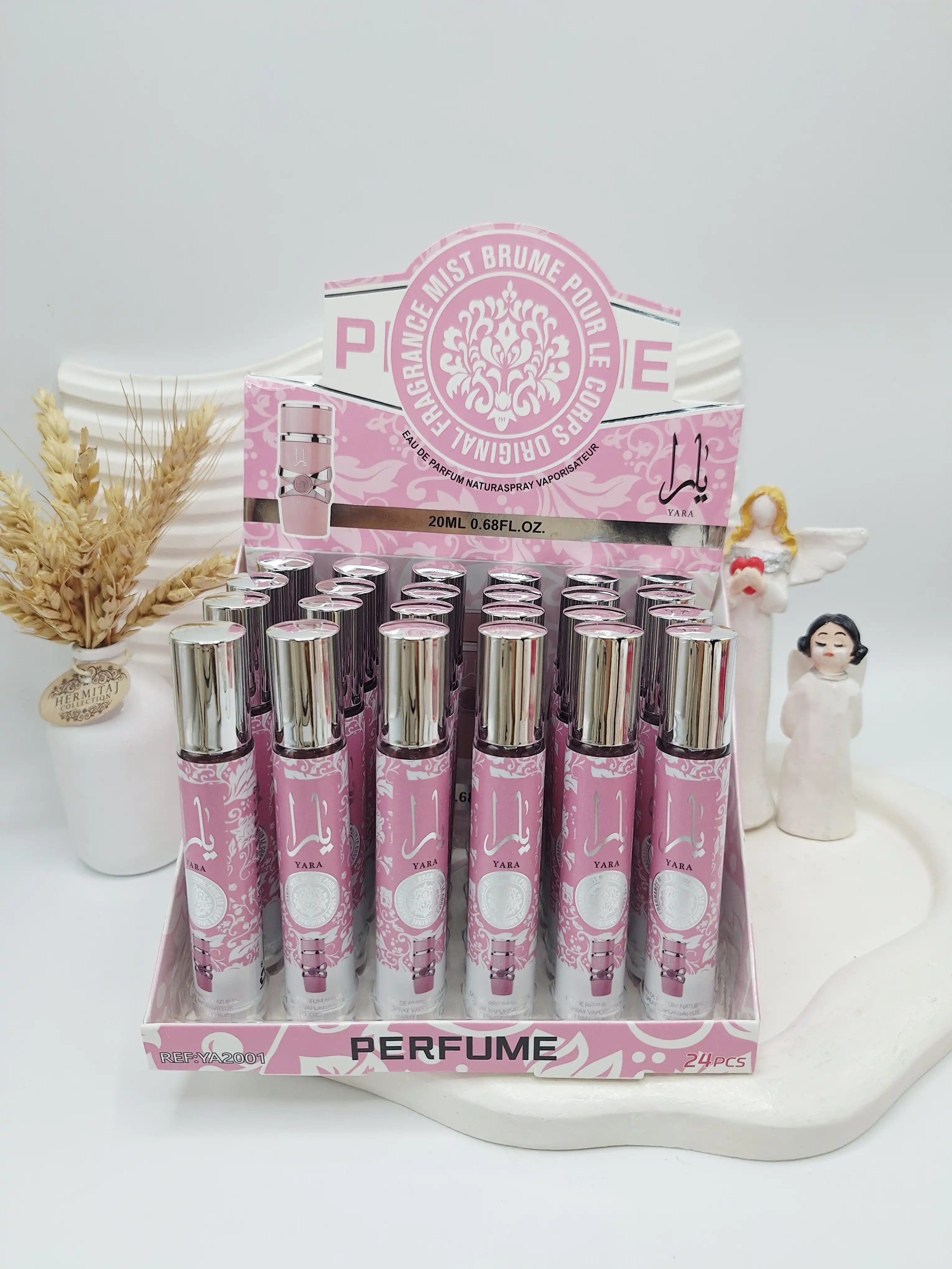 عطر قلمی یارا حجم 20 میل ( صورتی ) کد 2001