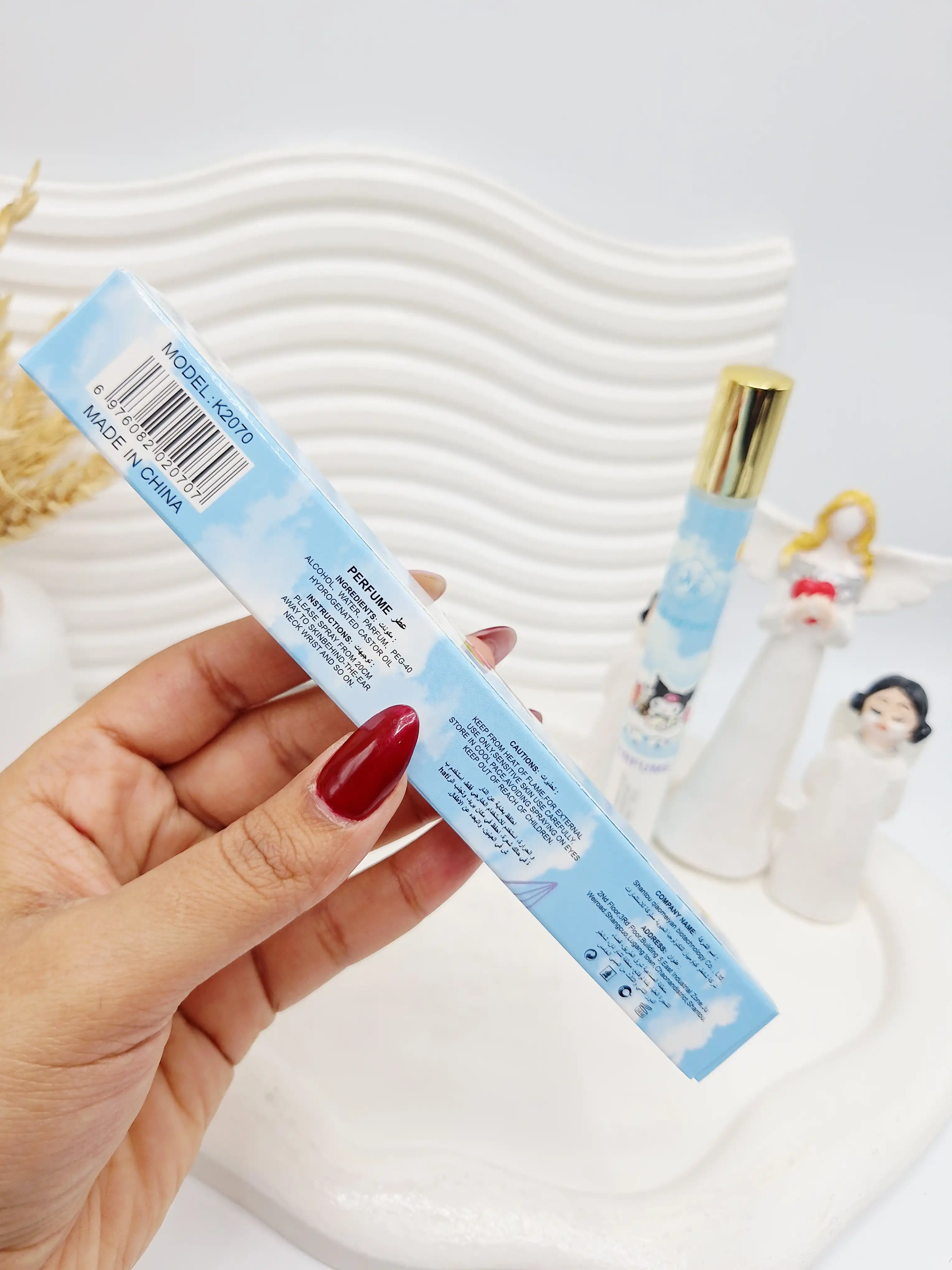 عطر قلمی 35 میل کرومی رایحه ملایم کد 2070