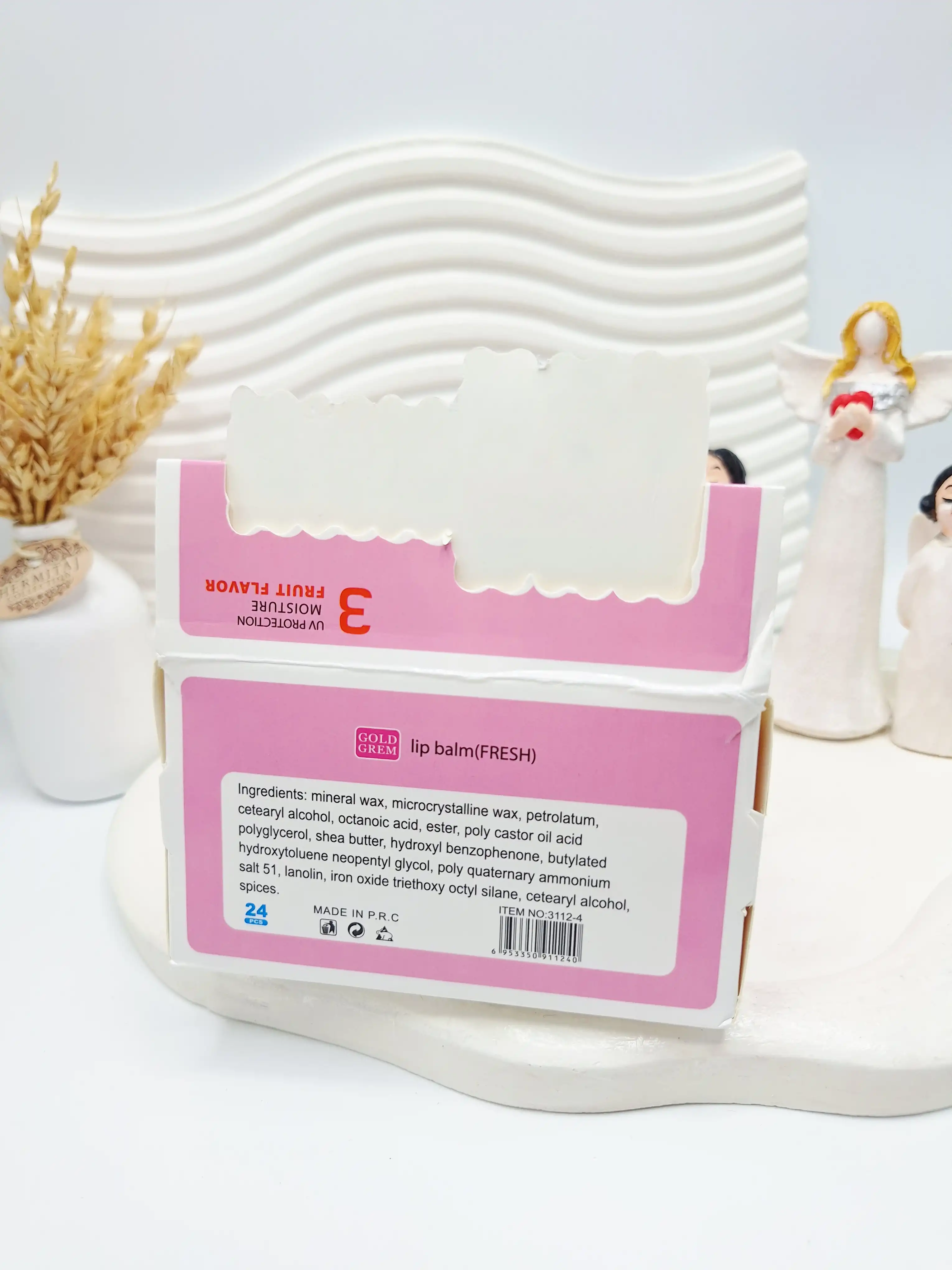 بالم لب حرارتی خوش بو برند water کد 3111