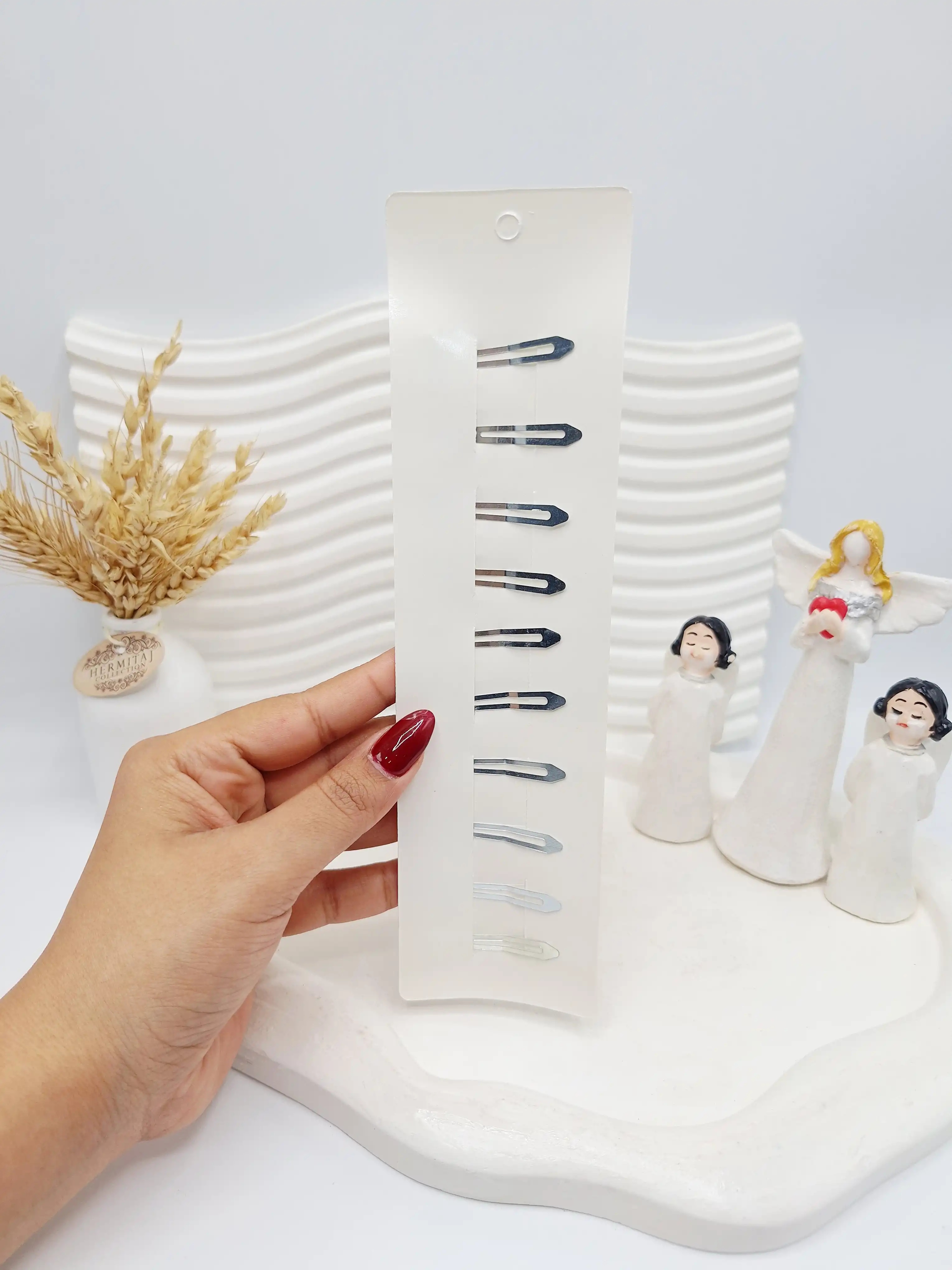 گیره تق تقی فانتزی بیضی برند PRINCESS