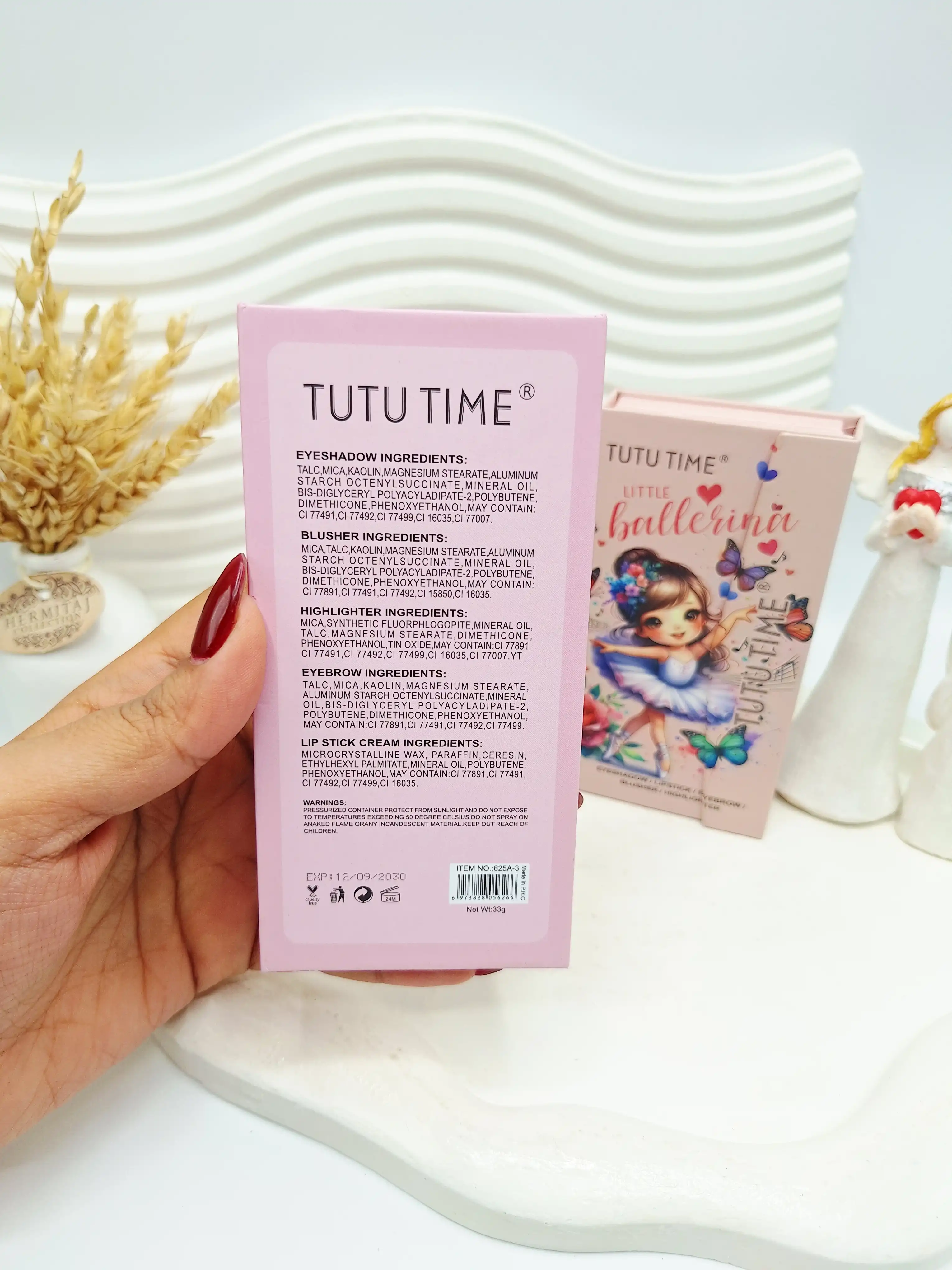 پالت سایه کیفی طرح پرنسس کوچولو بالرین کد 625